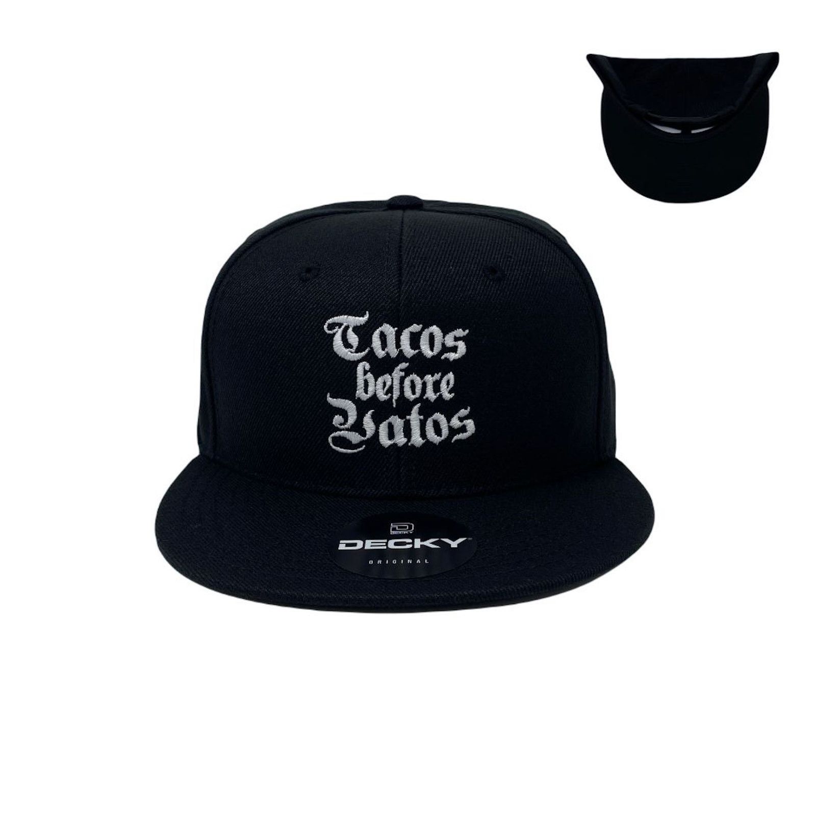 Other Tacos Before Vatos Snapback Hat All Black Size ONE SIZE - 1 Thumbnail