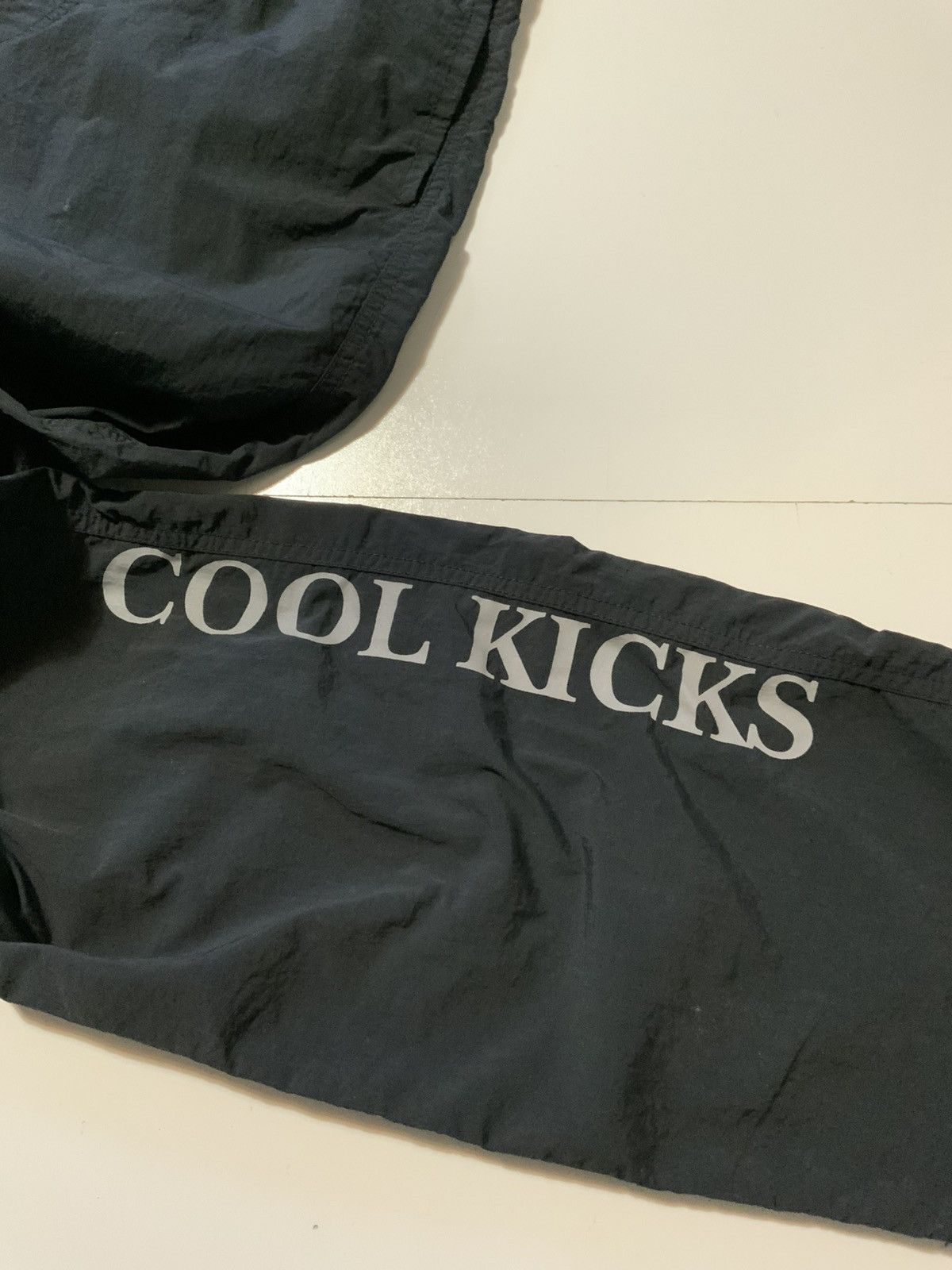 Other CoolKicks Black Windbreaker Graphic Reflective Track Pants Size US 34 / EU 50 - 7 Thumbnail