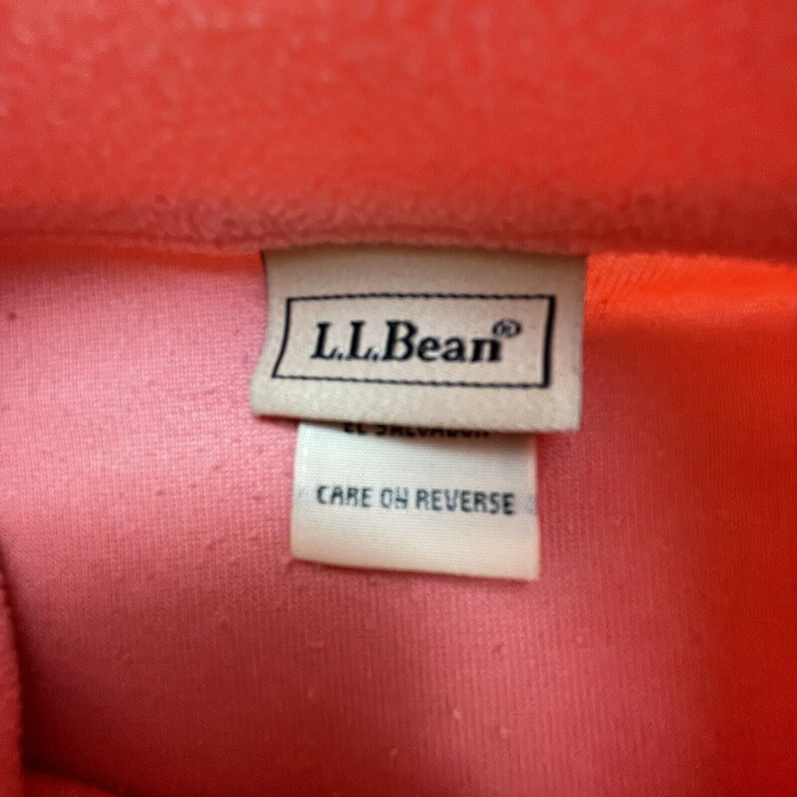 L.L. Bean LL Bean Fleece Womens Medium Peach Soft Lightweight Minimal Size M / US 6-8 / IT 42-44 - 3 Thumbnail