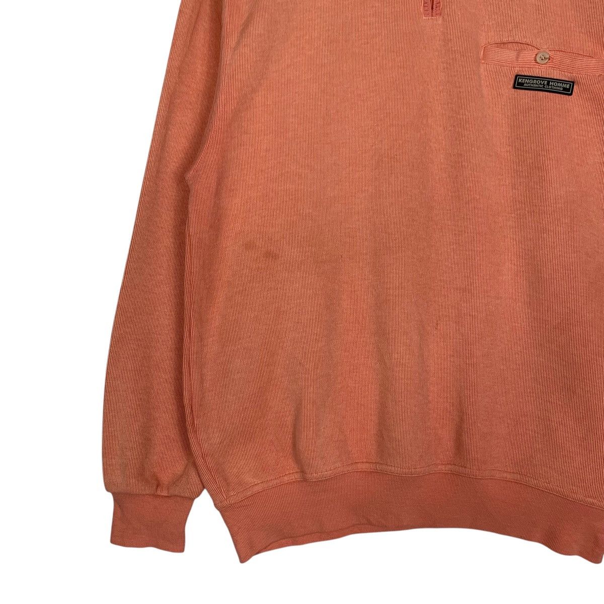Japanese Brand KENGROVE HOMME Single Pocket Sweatshirt #1497-C67 Size US M / EU 48-50 / 2 - 3 Thumbnail