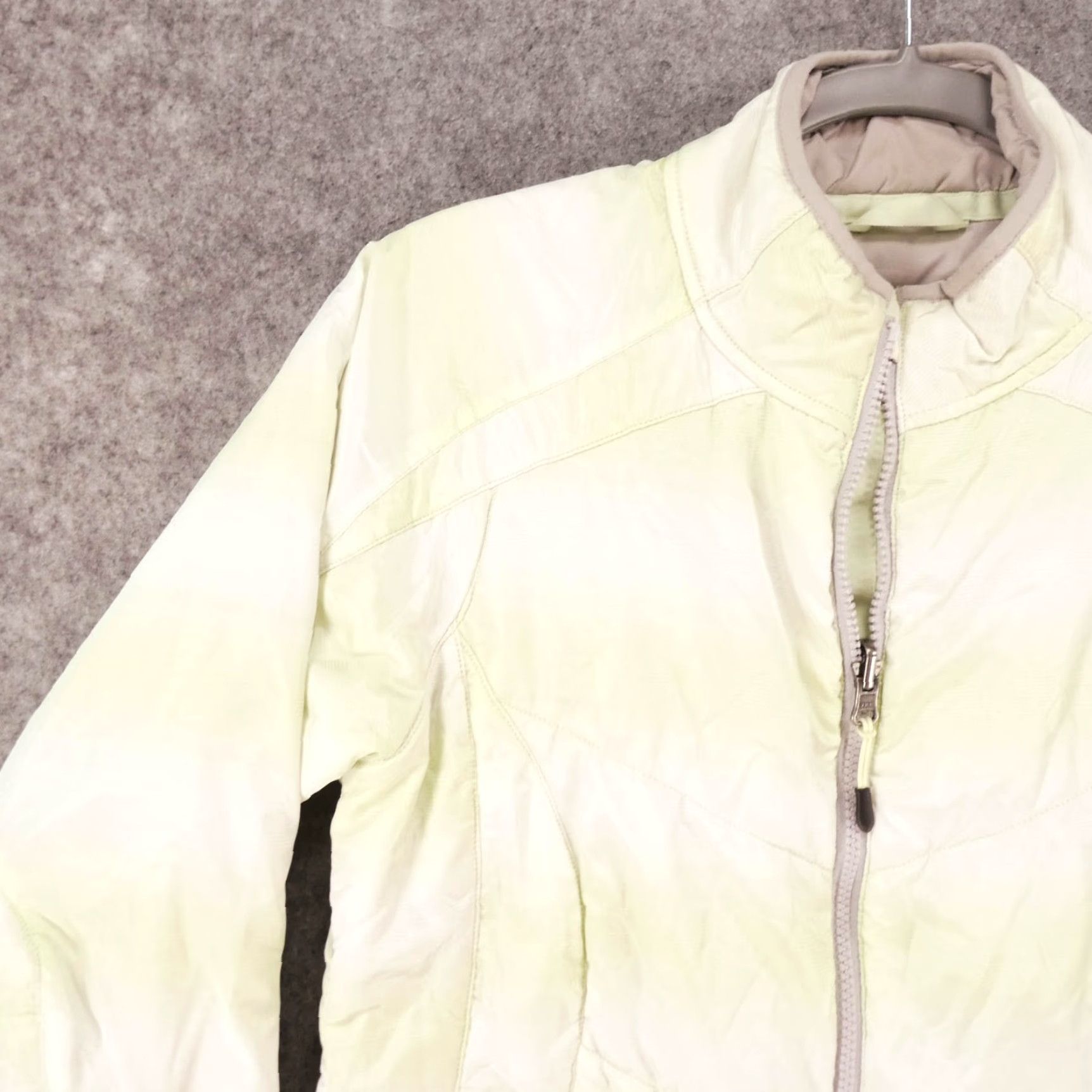 Vintage Cabela's Jacket Womens Medium Green White Primaloft Full Zip Lightweight Puffer Coat Size M / US 6-8 / IT 42-44 - 3 Thumbnail