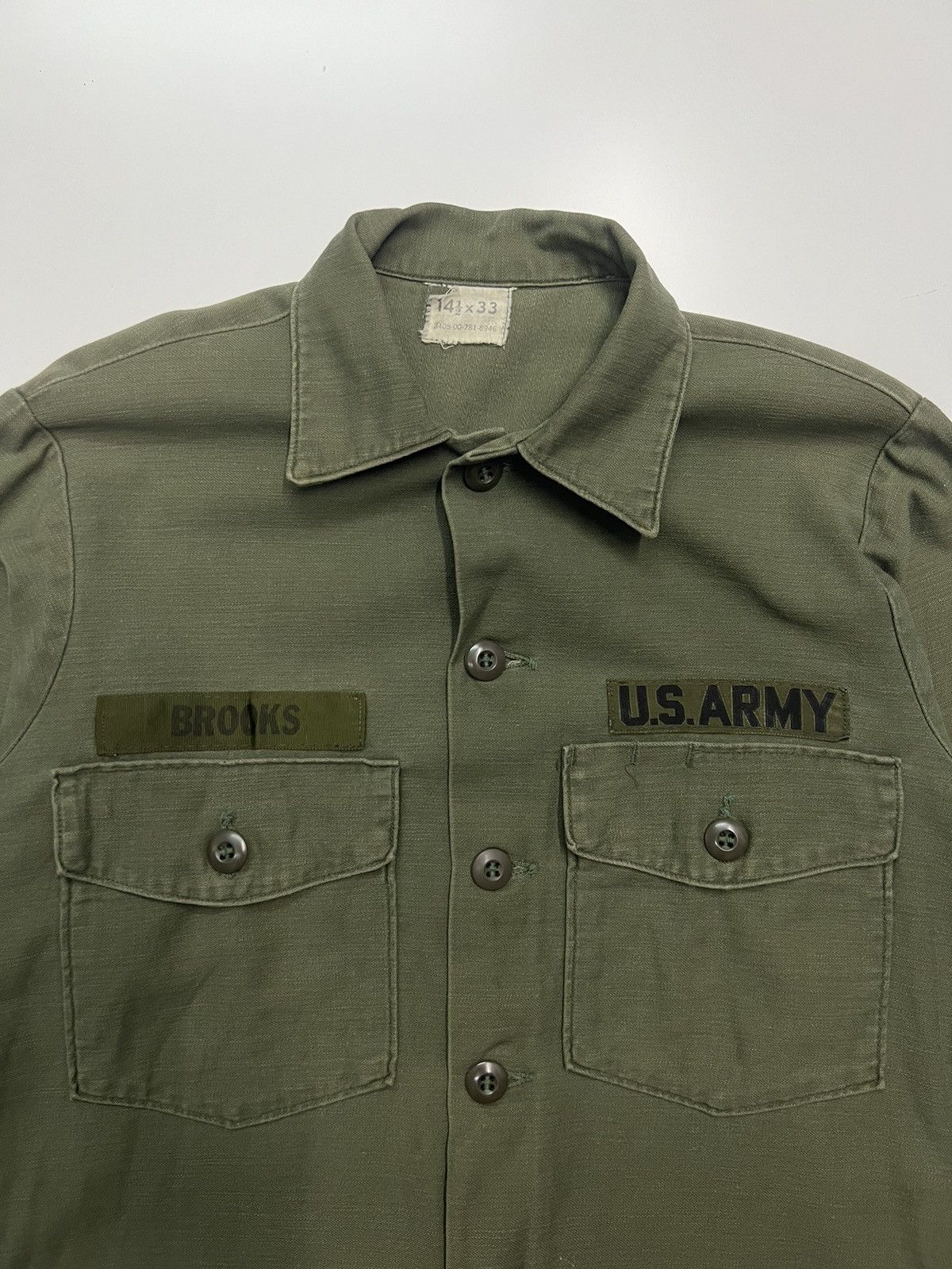 Vintage VINTAGE US ARMY SHIRT Size US S / EU 44-46 / 1 - 5 Thumbnail