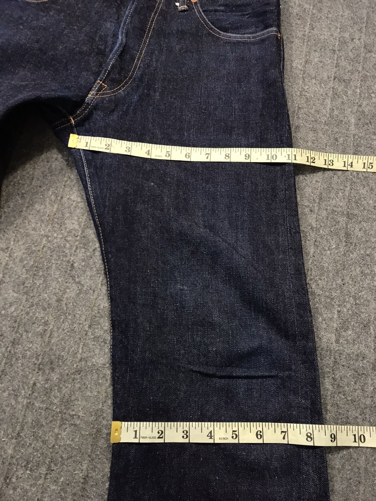 Two Moon RARE Two Moon Buttonfly Selvedge Dark Indigo Jeans Size US 32 / EU 48 - 13 Thumbnail
