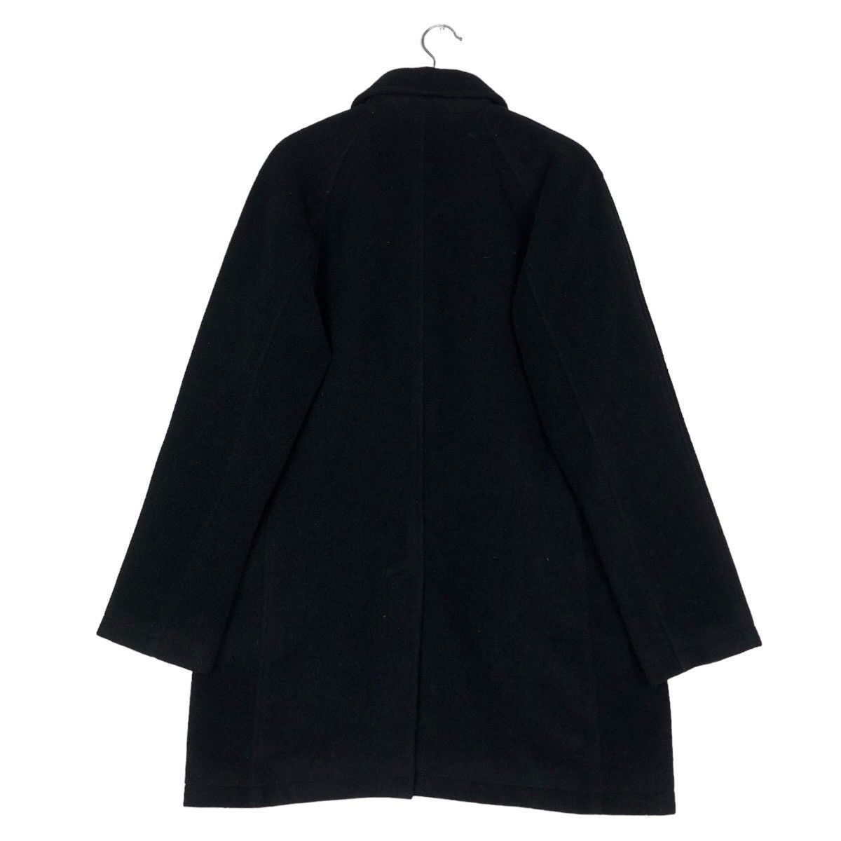 Issey Miyake 🔥Rich Black Fly Coats Long Jacket Wool D’Homme A Homme Size US L / EU 52-54 / 3 - 8 Thumbnail