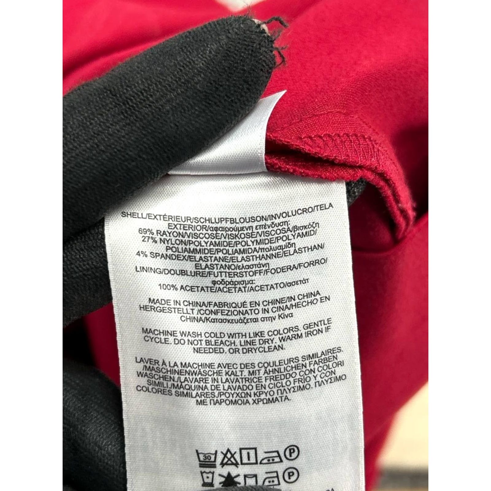 Brooks Brothers Brooks Brothers Dress Womens M Red Blouson Shirt Sleeve Knee Length A-Line Vintage: No Size M / US 6-8 / IT 42-44 - 4 Thumbnail