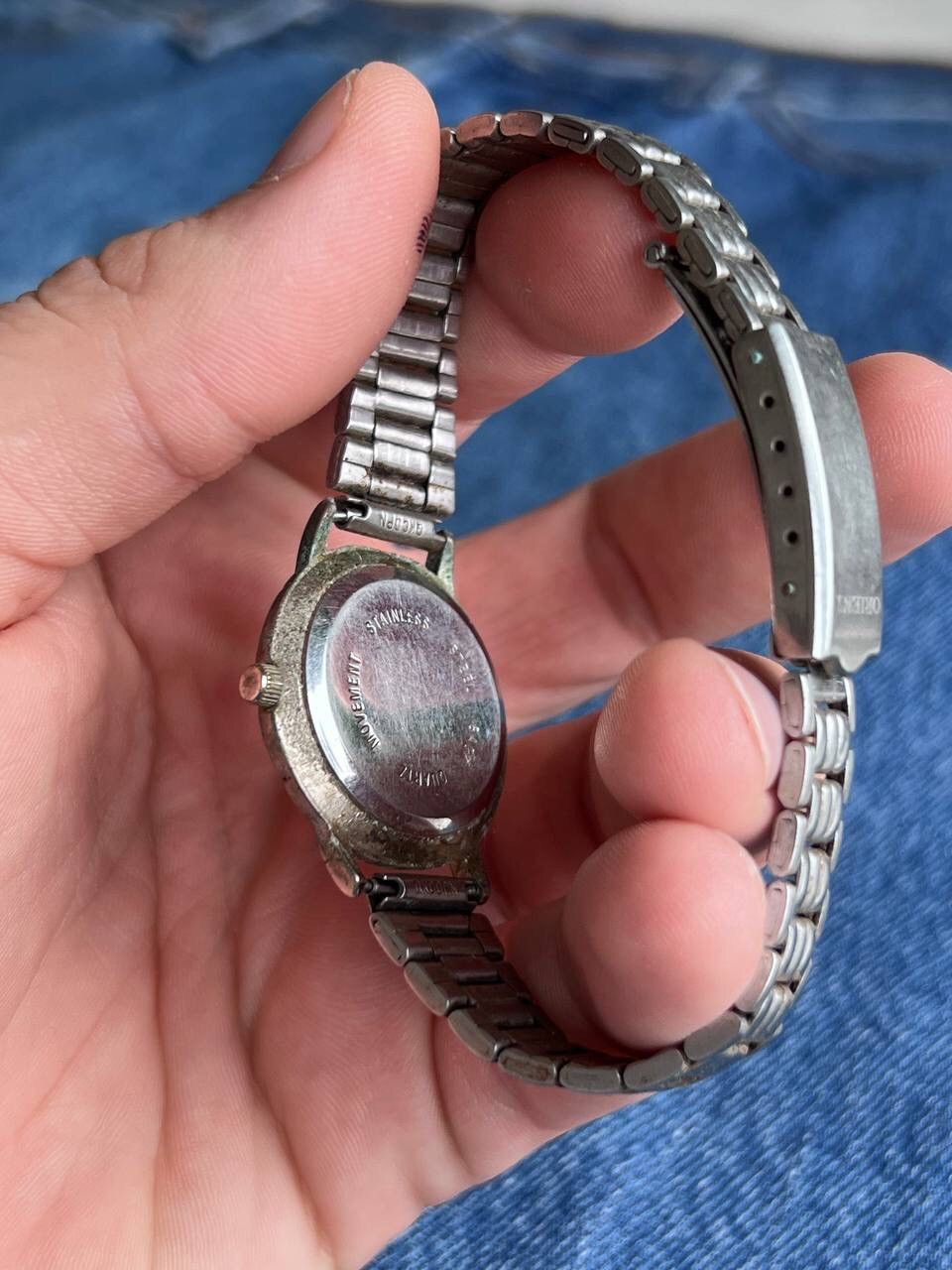 Designer × Japanese Brand × Vintage Football Ball ⚽️ vintage watch Japan mvt 90s bracelet Watches Size ONE SIZE - 4 Thumbnail