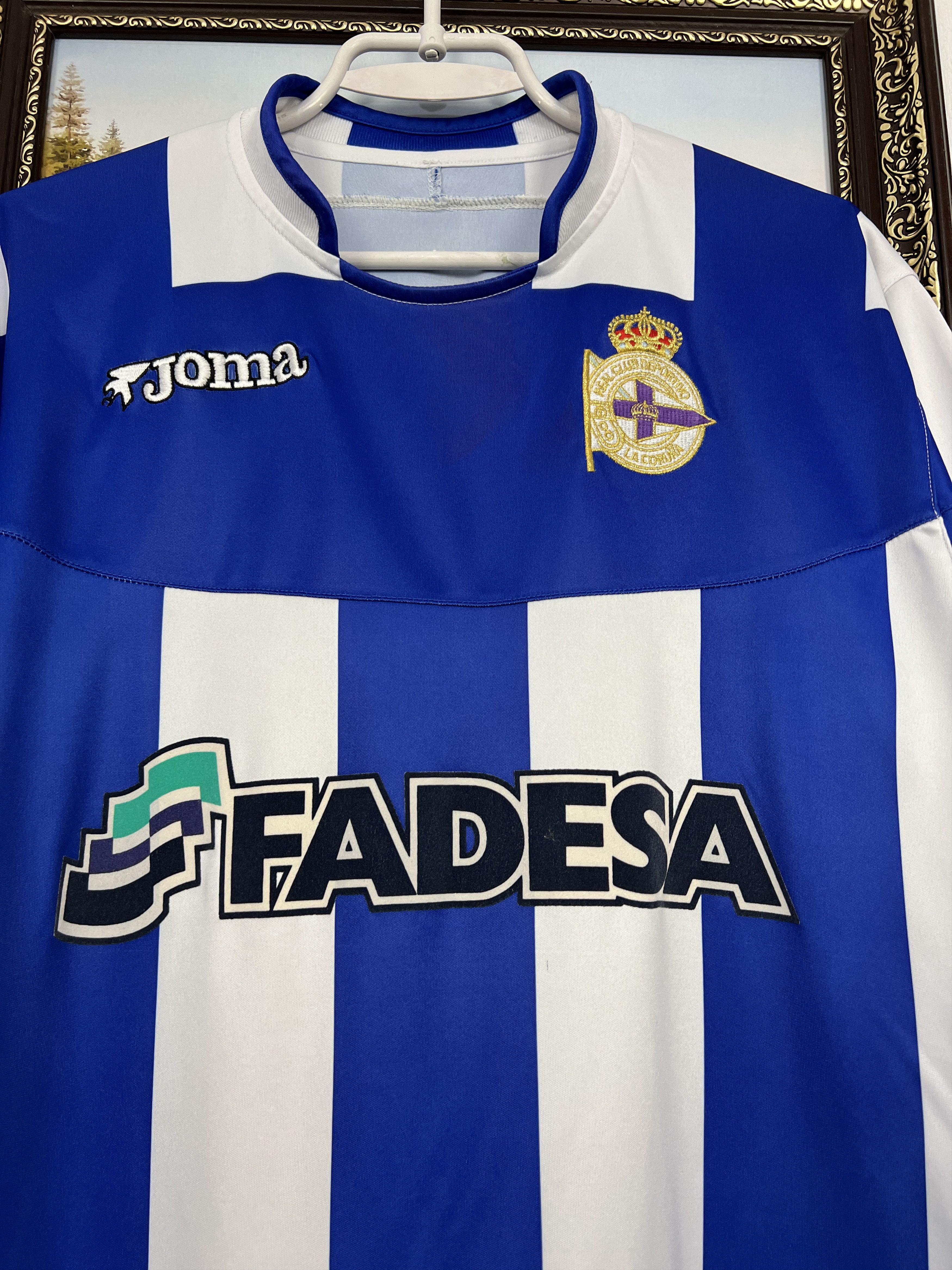 Joma Deportivo La Coruna Home football shirt 2003 Soccer Joma Size US L / EU 52-54 / 3 - 5 Thumbnail