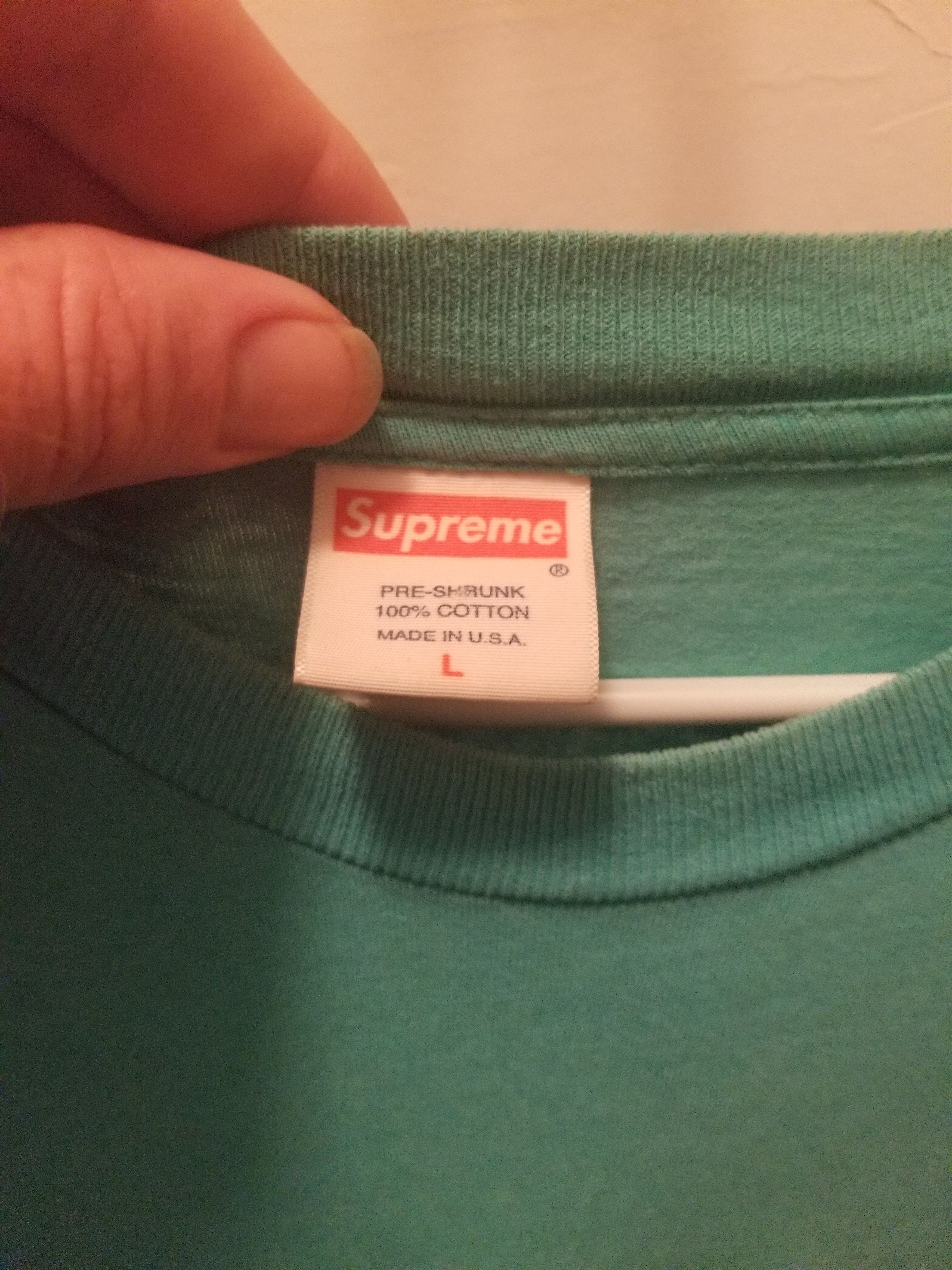 Supreme Supreme Cognac Tee Size US L / EU 52-54 / 3 - 3 Thumbnail