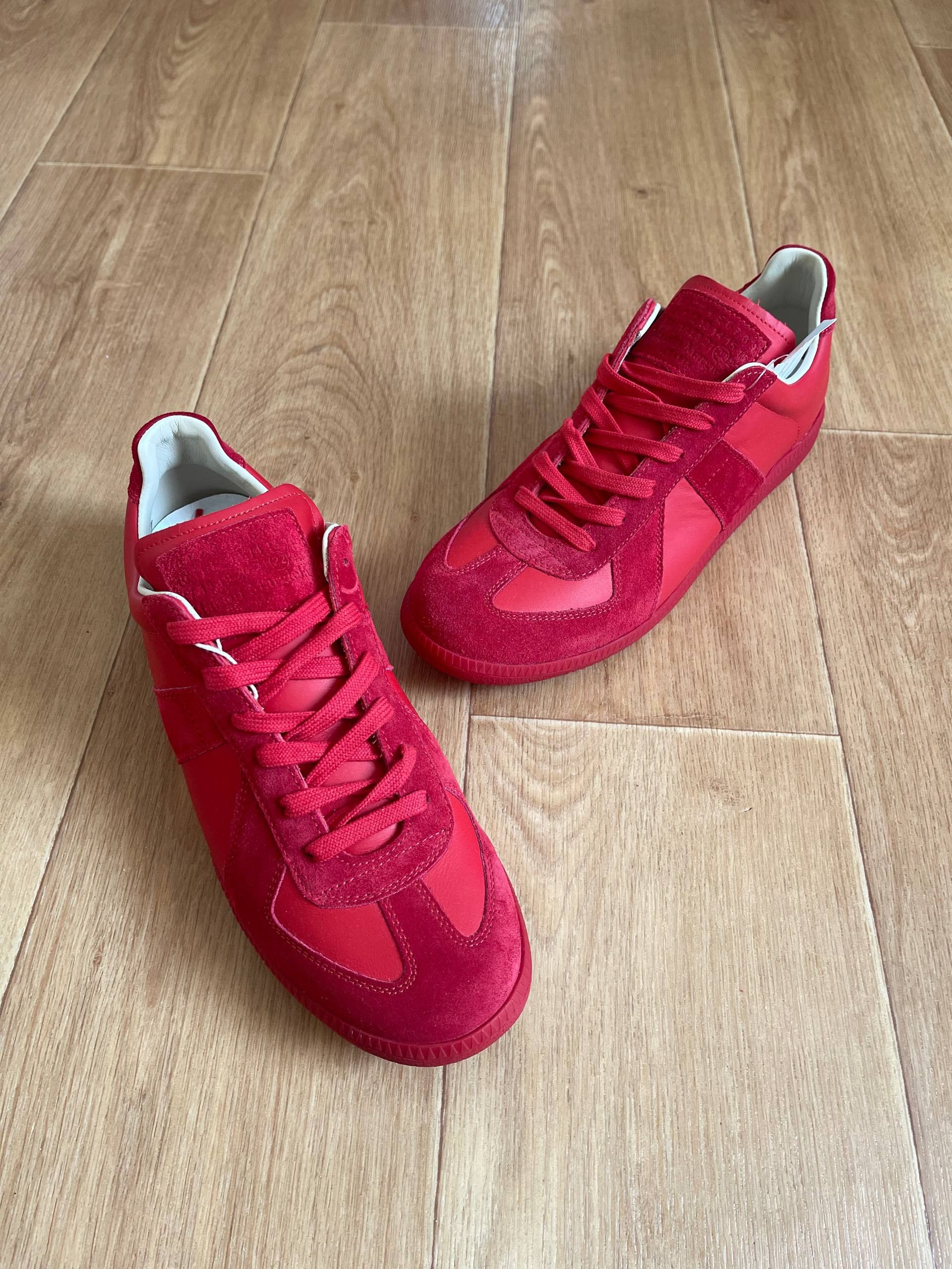 Maison Margiela Maison Martin Margiela MMM Low tTop Replica Red Sneaers Sz41 Size US 8 / EU 41 - 20 Thumbnail