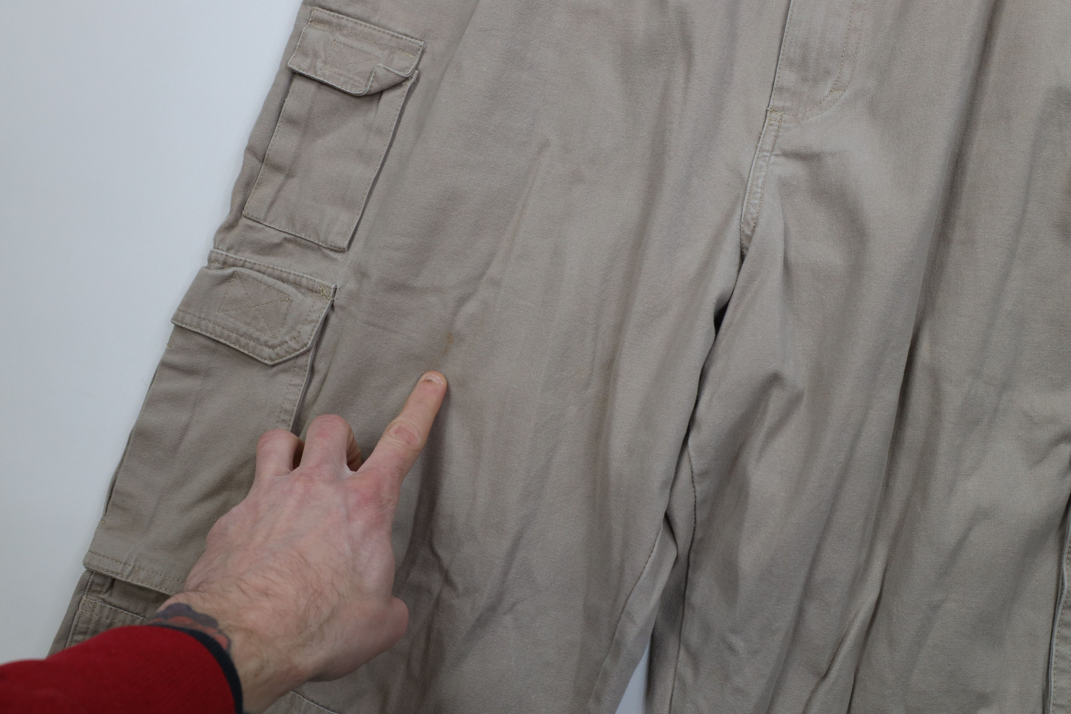 Cabelas Vintage 90s Y2K Cabelas Knee Wide Leg Cargo Pants Canvas Size US 38 / EU 54 - 7 Thumbnail