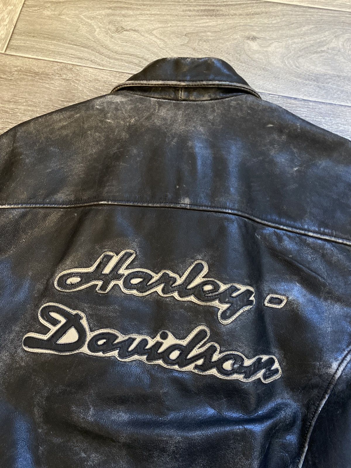 Harley Davidson × Vintage 1993 Harley Davidson vintage leather jacket racing Size US L / EU 52-54 / 3 - 17 Thumbnail