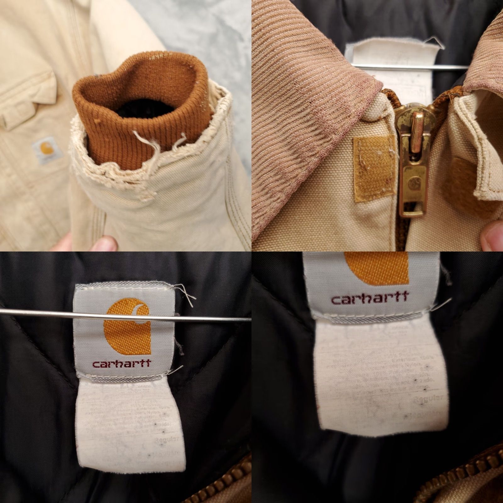 Carhartt VINTAGE Carhartt Jacket Mens XL Brown Arctic Duck Canvas Quilt Lined Outdoor Work Zip Pockets Casual Mens Size US XL / EU 56 / 4 - 8 Thumbnail