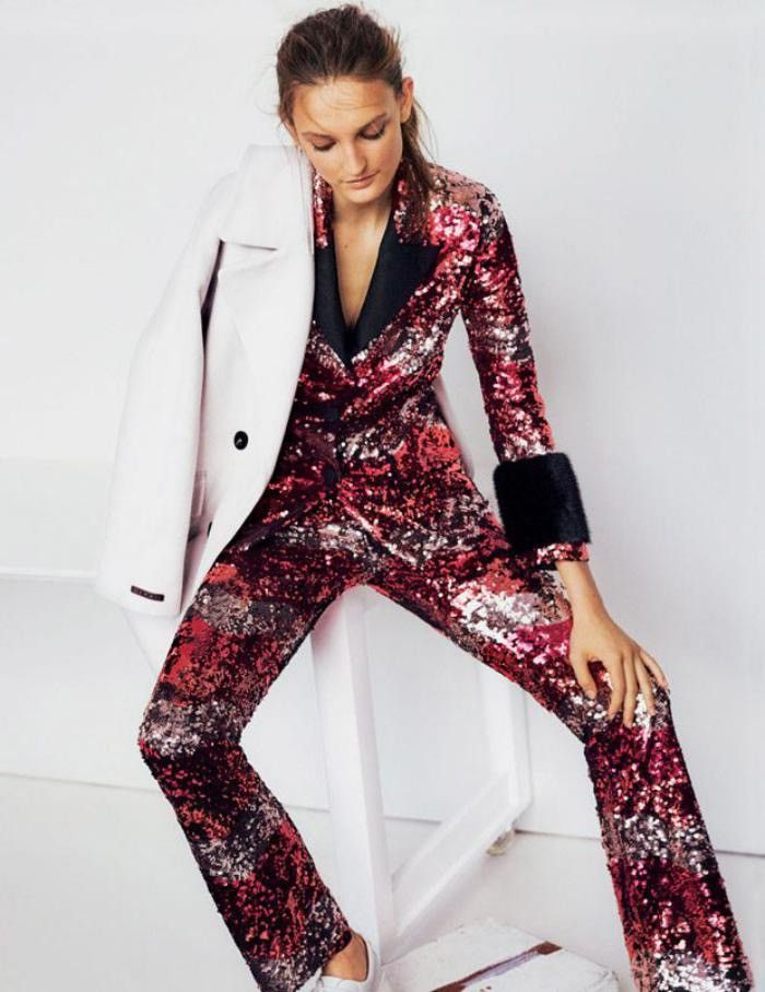 Gucci Gucci Runway Sequin Red Pink Wide Leg Pants Size 27" / US 4 / IT 40 - 9 Thumbnail