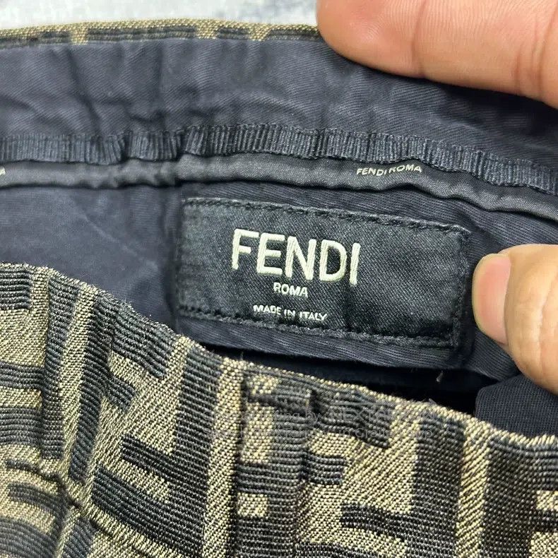 Fendi Fendi Printed Denim Shorts Size US 30 / EU 46 - 3 Thumbnail