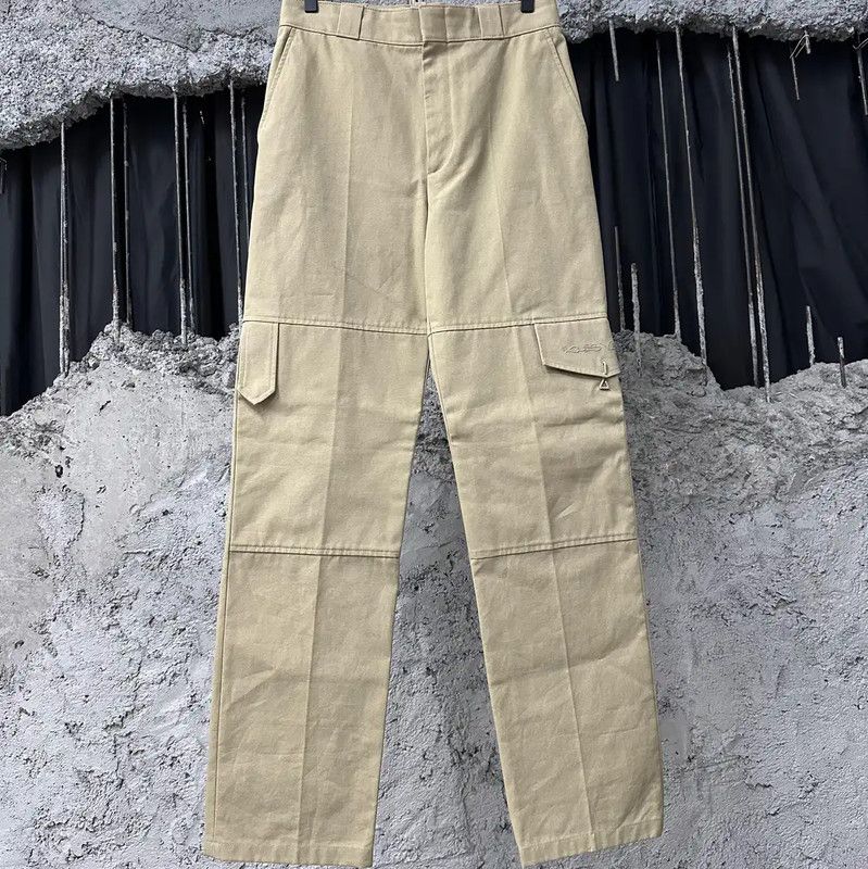 Louis Vuitton Louis Vuitton Khaki Embroidered Casual Pants 0089 Size US 32 / EU 48 - 1 Thumbnail