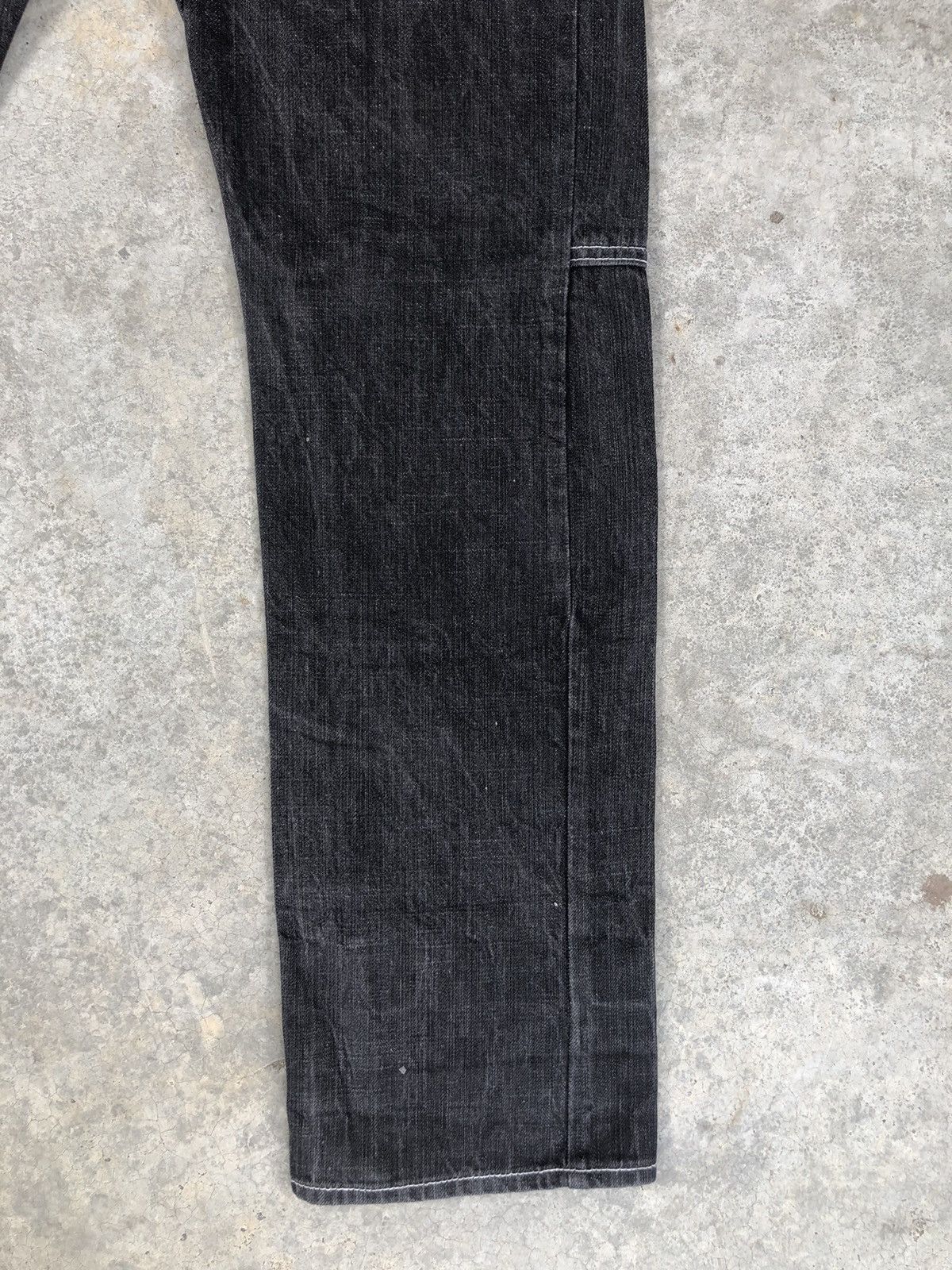 Hysteric Glamour Japanese Dominate Handcrafted Double Waist Distressed Jeans Size US 31 - 8 Thumbnail