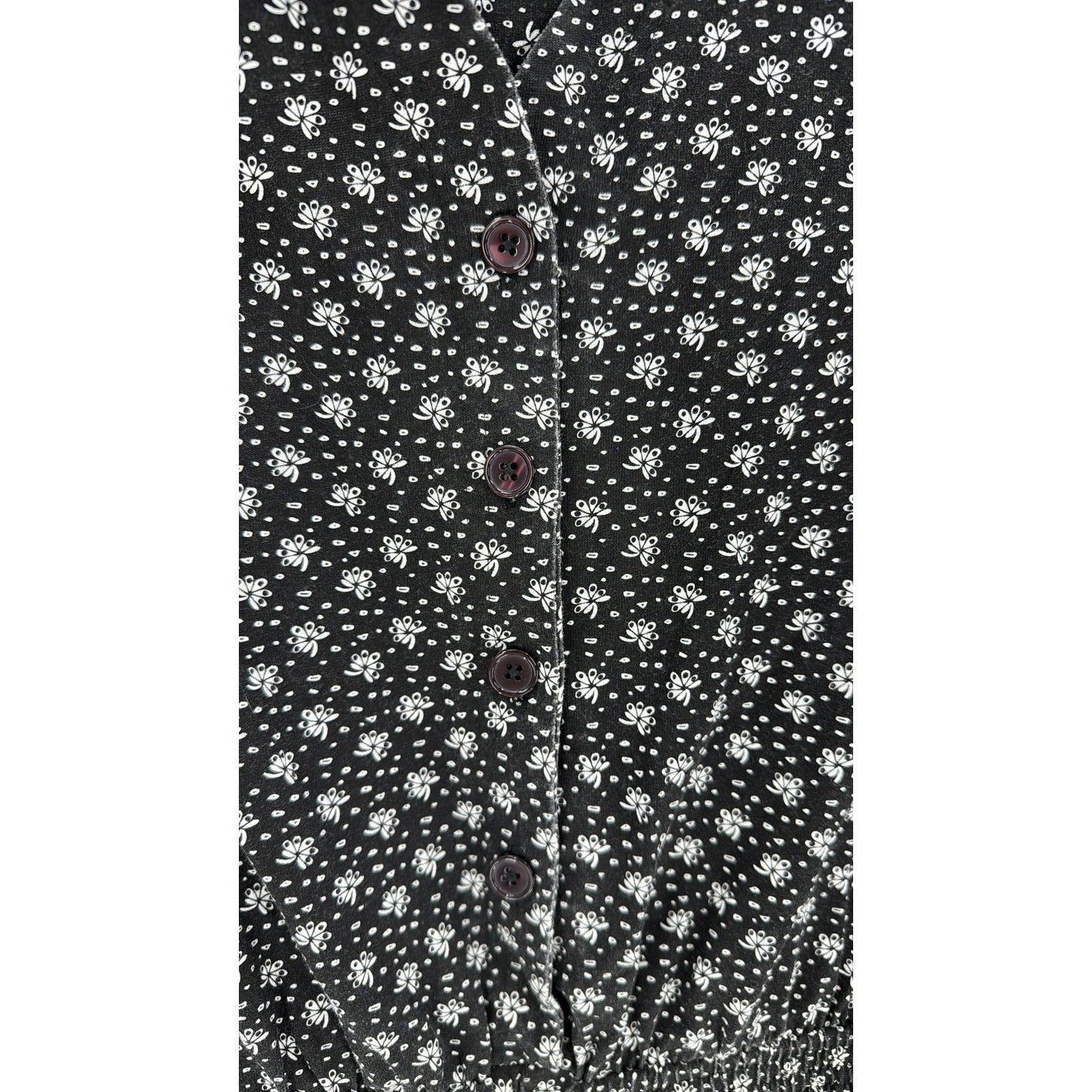 Vintage Vintage Separate Issue black white floral 90s romper size 20 Size 42" / US 20 - 4 Thumbnail
