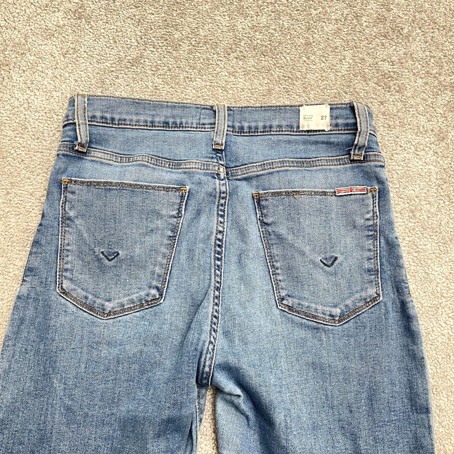 Hudson VINTAGE Hudson Women’s Skinny Denim Jeans 27 High Rise Stretch Blue 28x28 Size 27" / US 4 / IT 40 - 5 Thumbnail