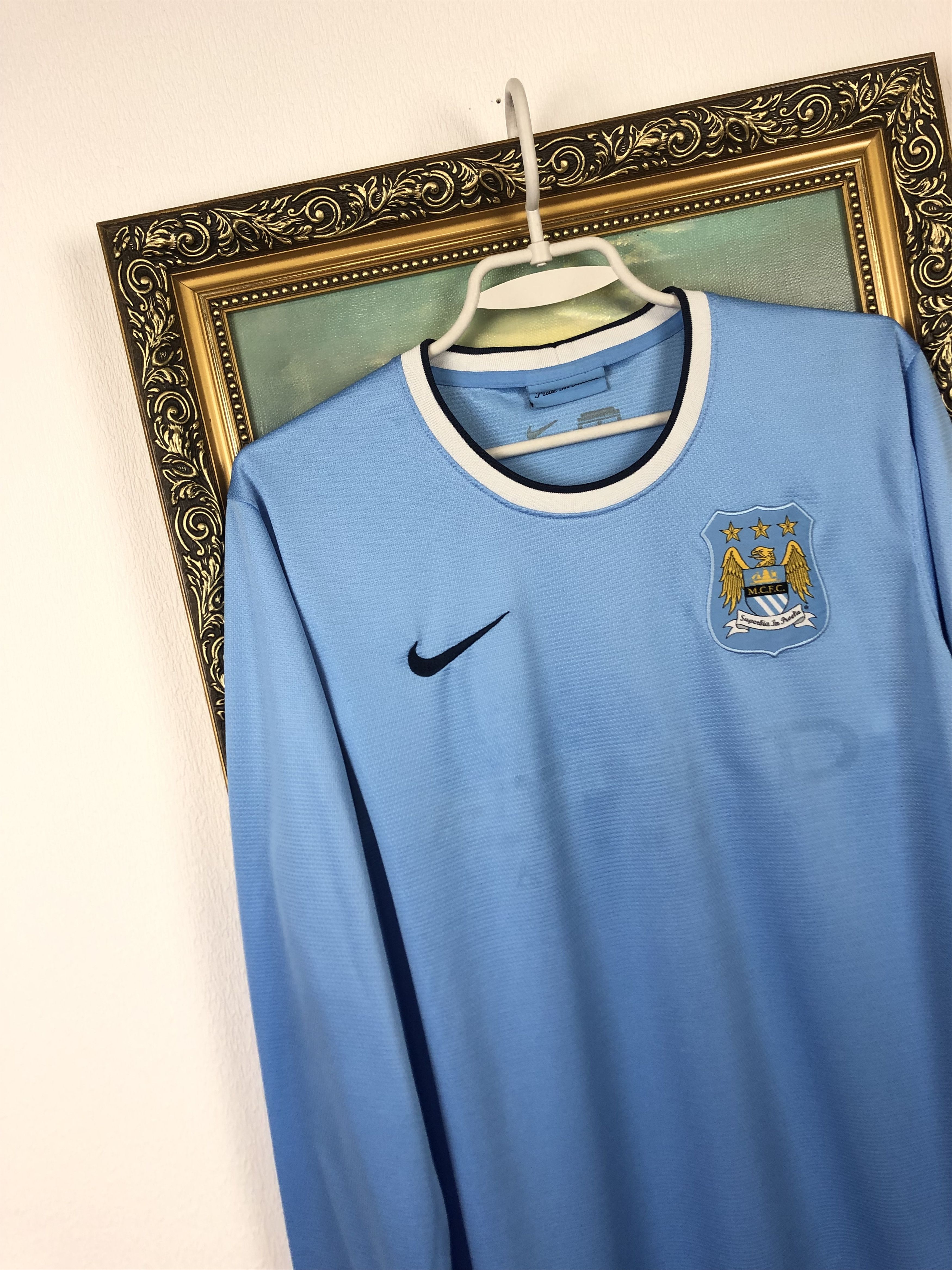 Nike Manchester City football shirt 2013 Soccer Nike Rare Hype Size US M / EU 48-50 / 2 - 3 Thumbnail