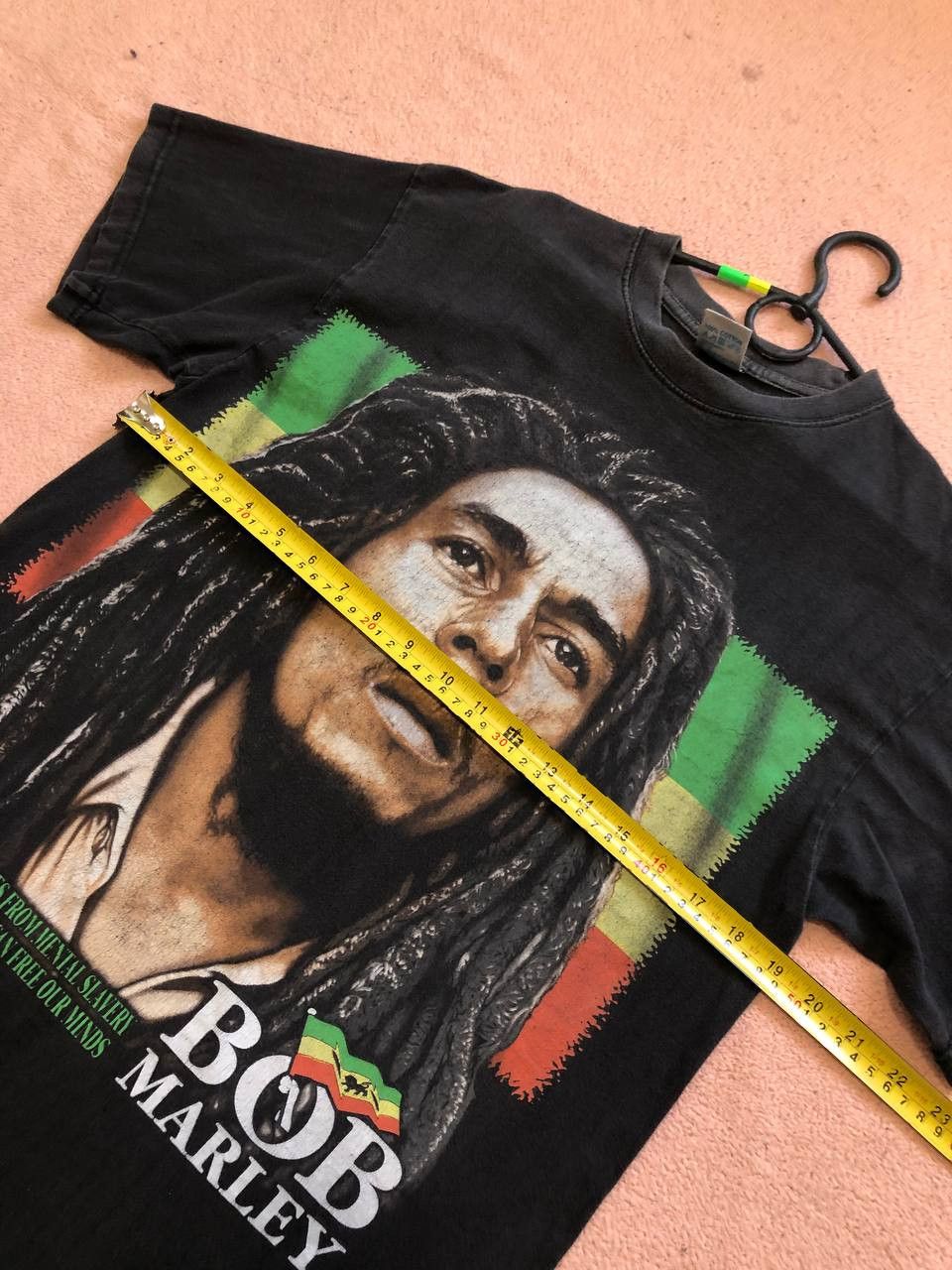 Bob Marley Vintage Men's T-Shirt Bob Marley Big Crazy Print Y2K Size M Size US M / EU 48-50 / 2 - 18 Thumbnail