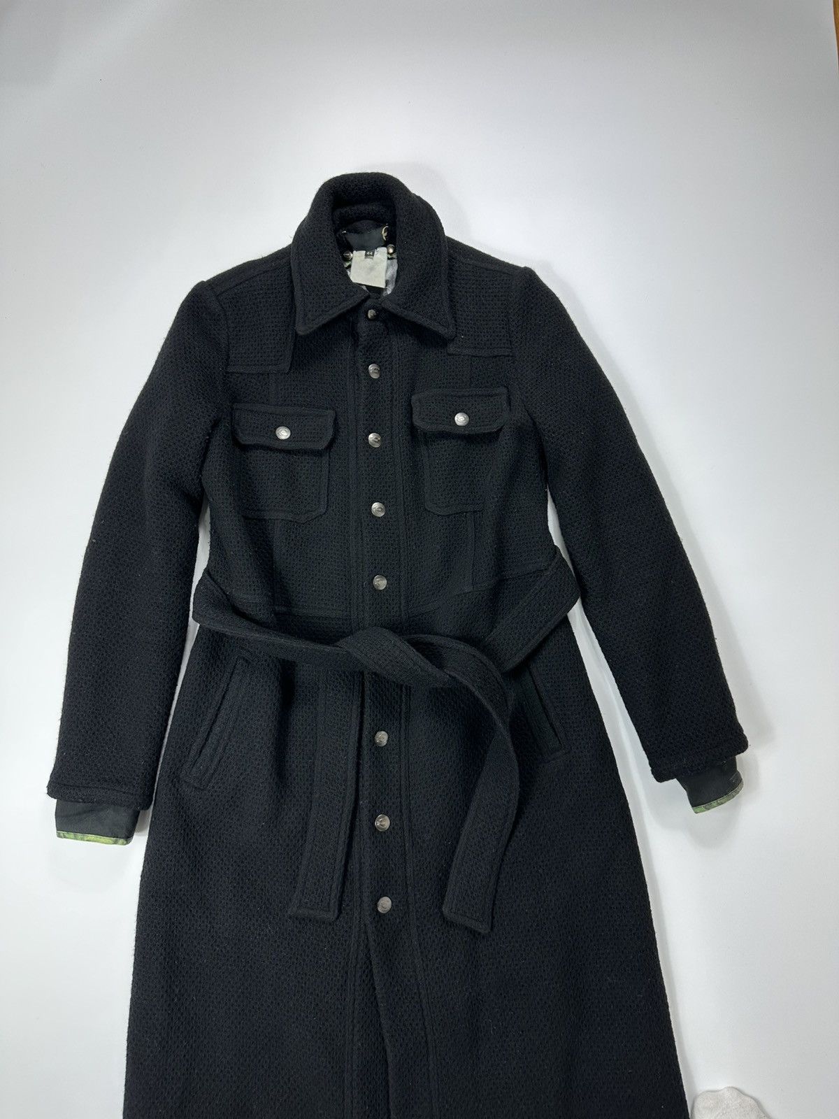 Just Cavalli Just Cavalli Heavy Coat Button Black 44 IT Size M / US 6-8 / IT 42-44 - 5 Thumbnail