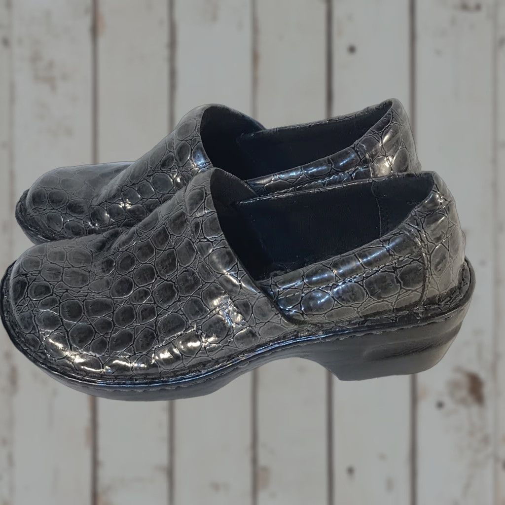 Born Born Concept Women's Wedge Clogs Size 8.5M Pewter Casual Comfort Fall Spring Summer Winter Size US 8.5 / IT 38.5 - 1 Thumbnail
