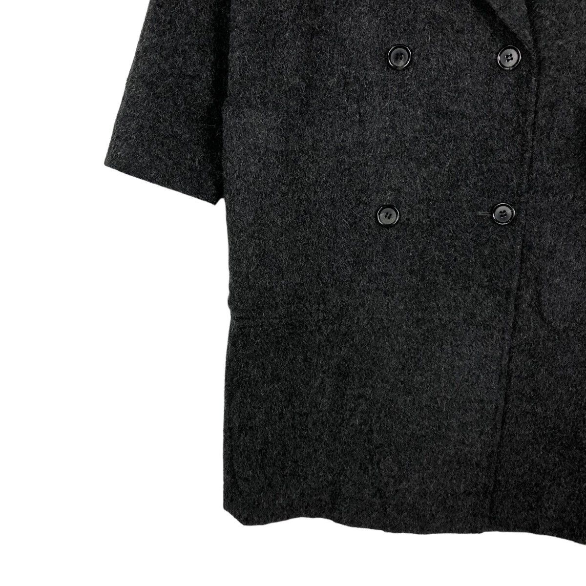 Calvin Klein 🔥Rich Grey Long Jacket Wool Herringbone Calvin Klein Size US M / EU 48-50 / 2 - 4 Thumbnail