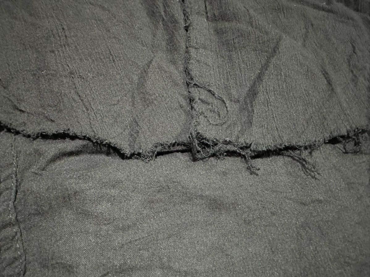 KMRii 🔥Rare Archived Kmrii Linen Shirt Raw Edge Goth Punk Size US XXL / EU 58 / 5 - 8 Thumbnail