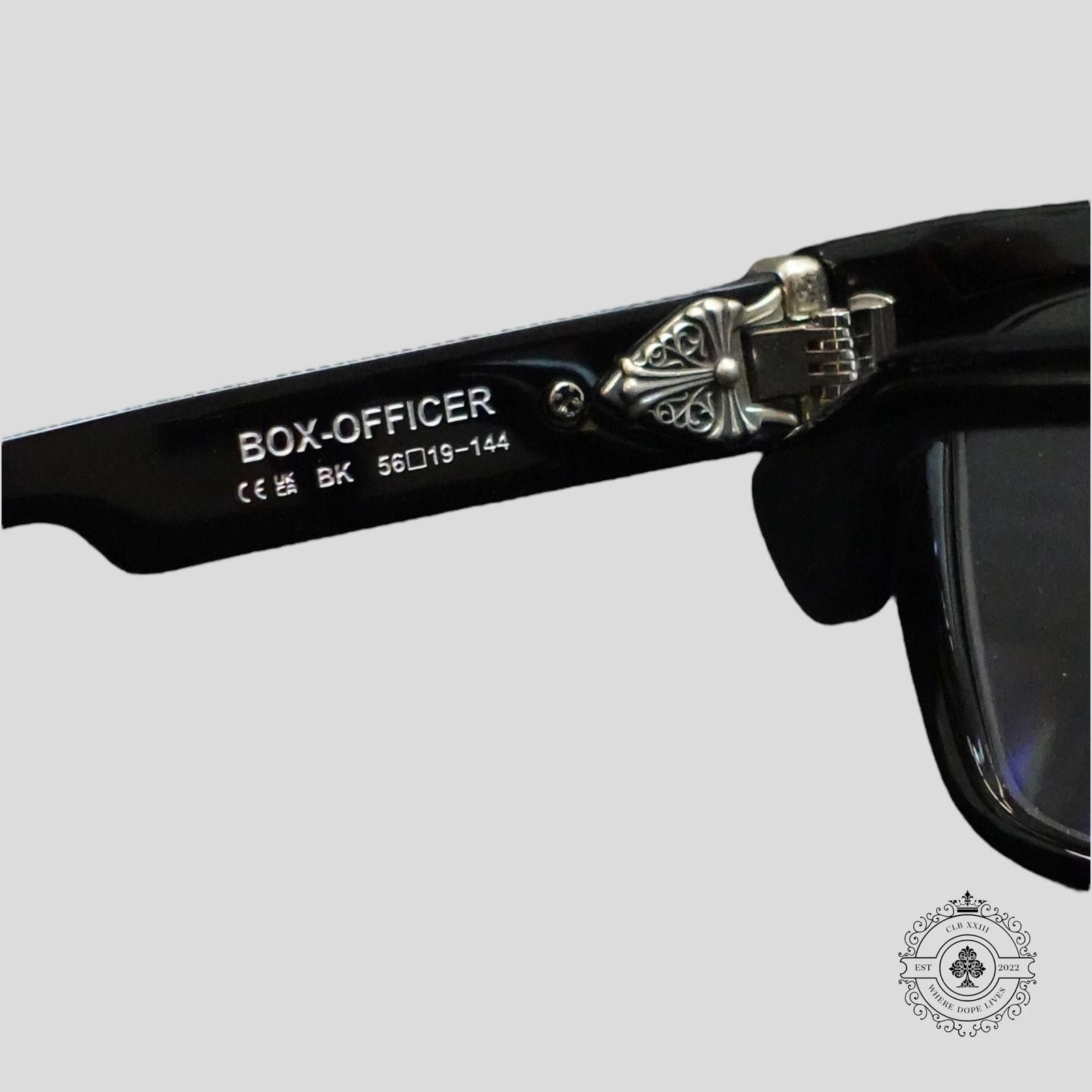 Chrome Hearts Chrome Hearts Box Officer Glasses in Black/Silver Size ONE SIZE - 5 Thumbnail
