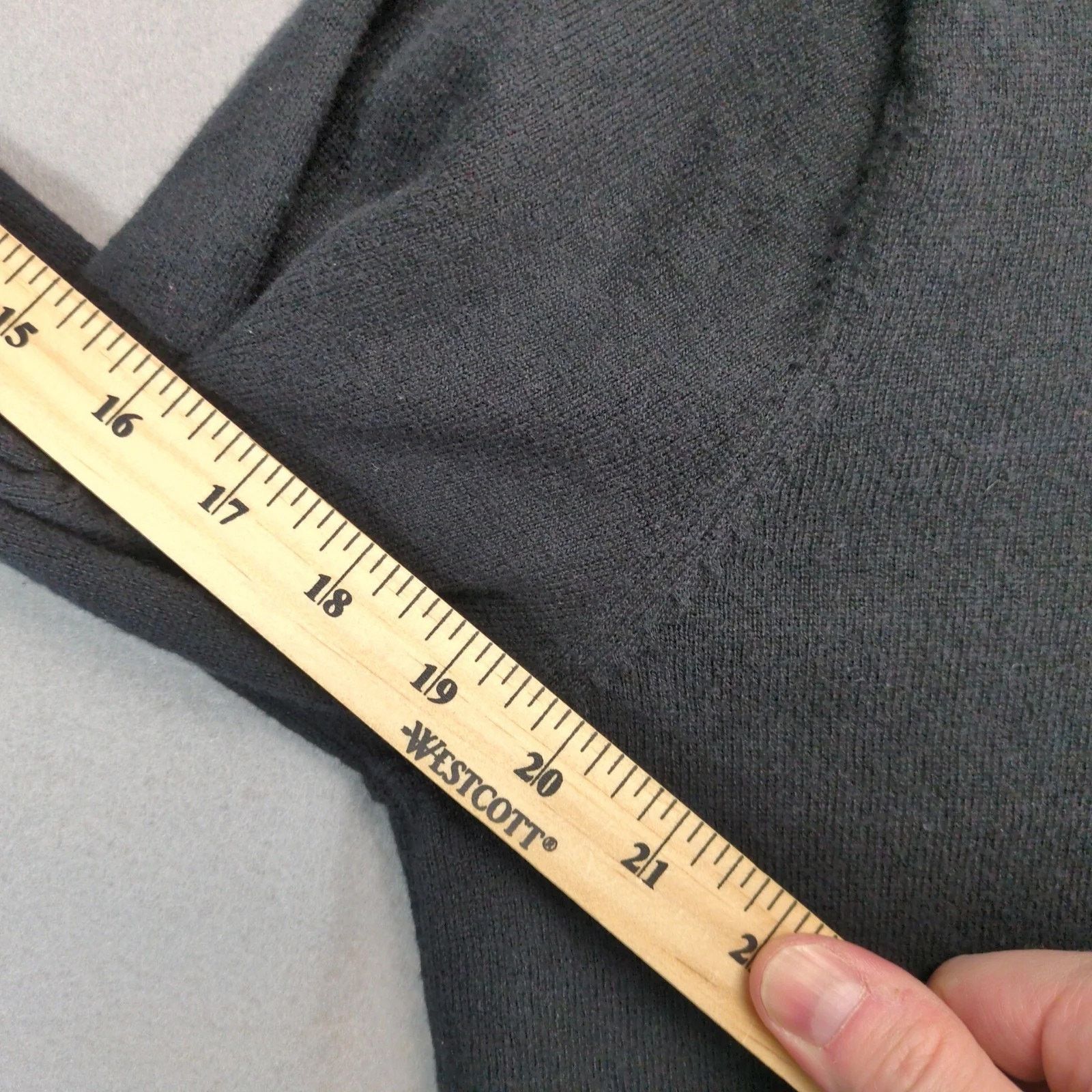 Chaps Chaps Cotton Cashmere Black V-Neck Sweater Men's L Crest Size US L / EU 52-54 / 3 - 7 Thumbnail