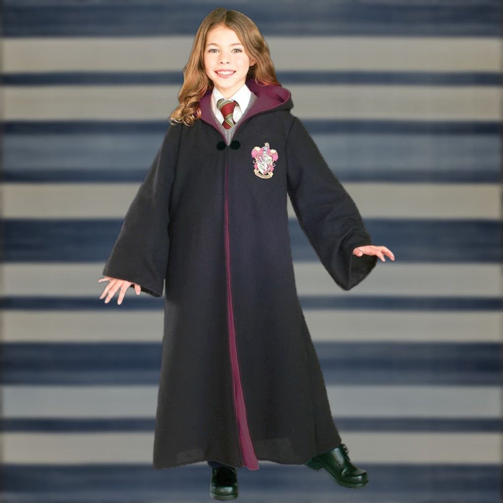 Vintage Harry Potter Gryffindor Robe Child's Costume SMALL PETIT (4-6) NEW!!! Size ONE SIZE - 1 Thumbnail