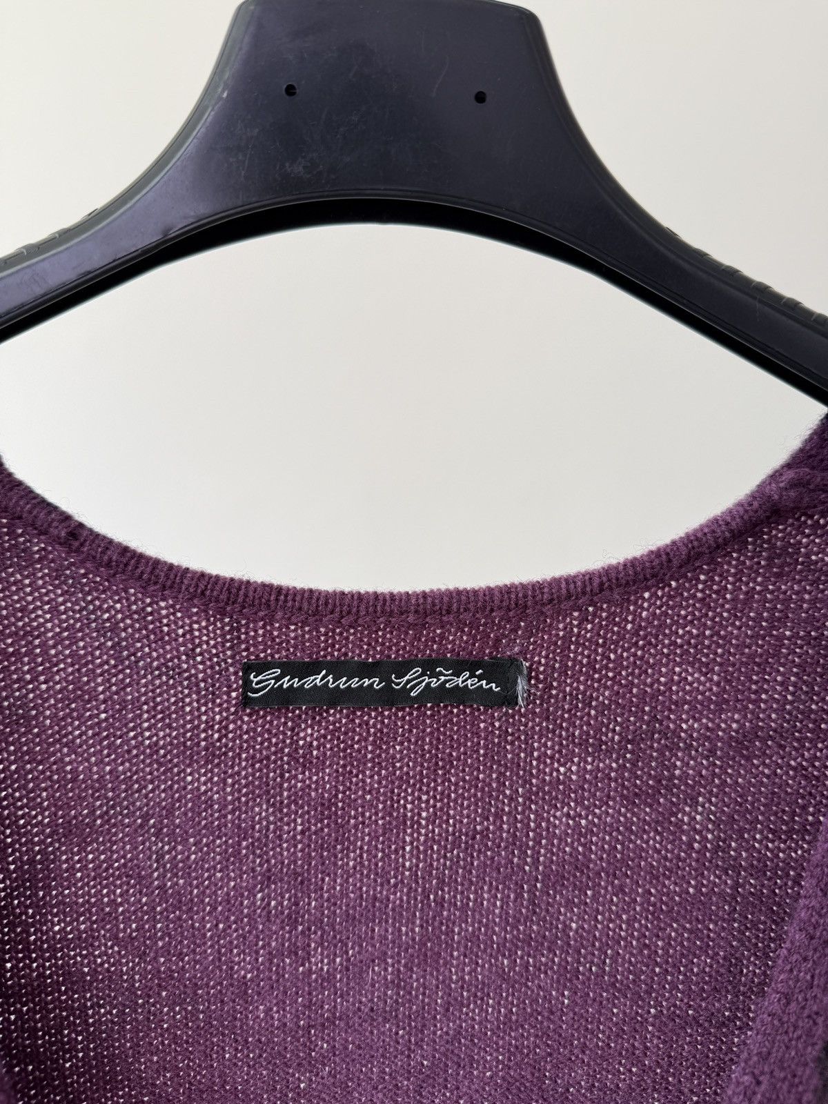 Gudrun Sjoden Vintage Gudrun Sjoden Womens Wool Knit Vest Floral Pattern Size M / US 6-8 / IT 42-44 - 5 Thumbnail
