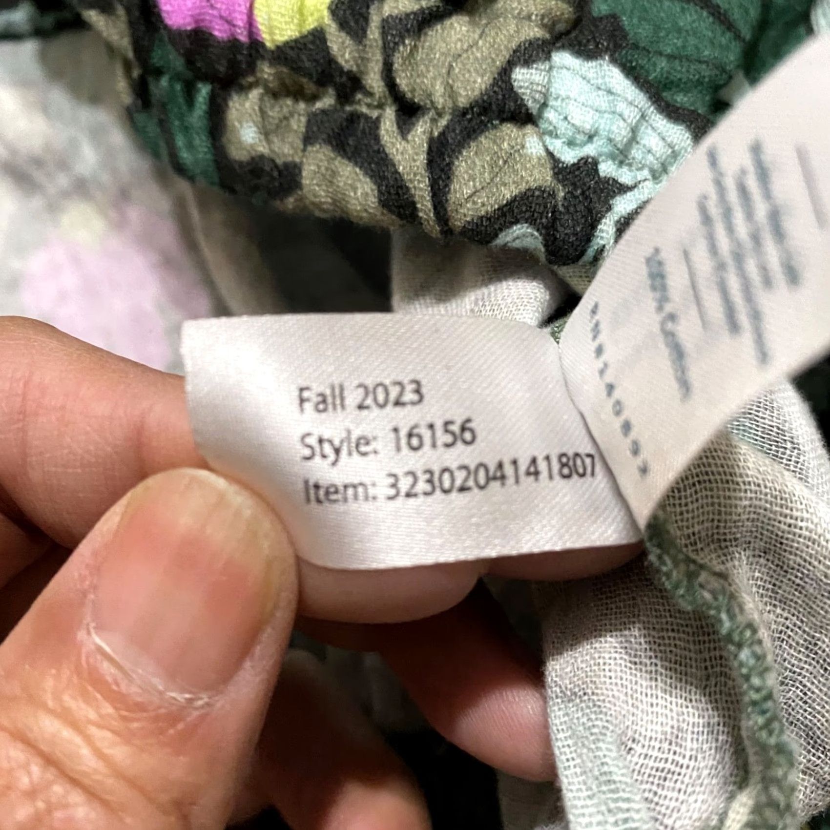Marine Layer Marine Layer Blouse 3/4 Sleeve Multicolor Floral Tiana Crop Top Womens Large XS-XL? Size L / US 10 / IT 46 - 4 Thumbnail
