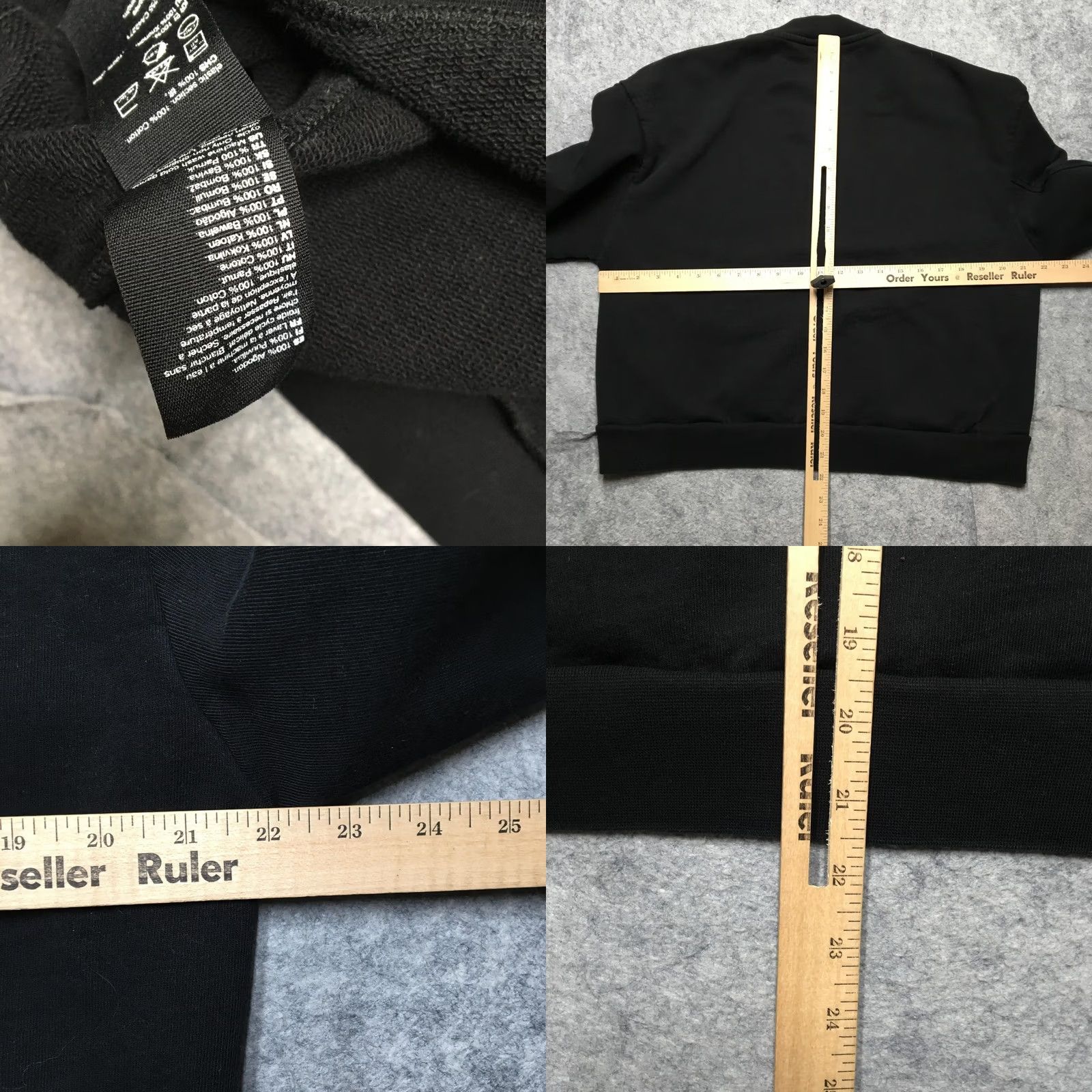 & Other Stories & Other Stories Sweatshirt Womens Large Black Fleece Crewneck Pullover Top Size L / US 10 / IT 46 - 8 Thumbnail