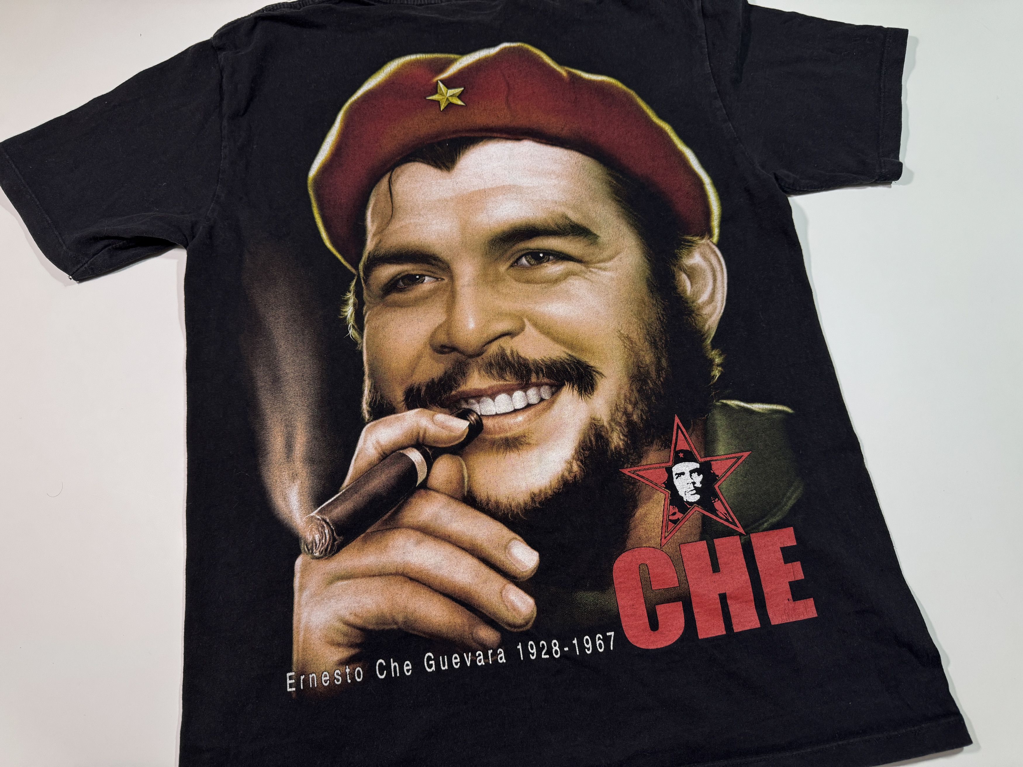 Vintage Ernesto Che Guevara T-shirt Portrait Memorial Tee M