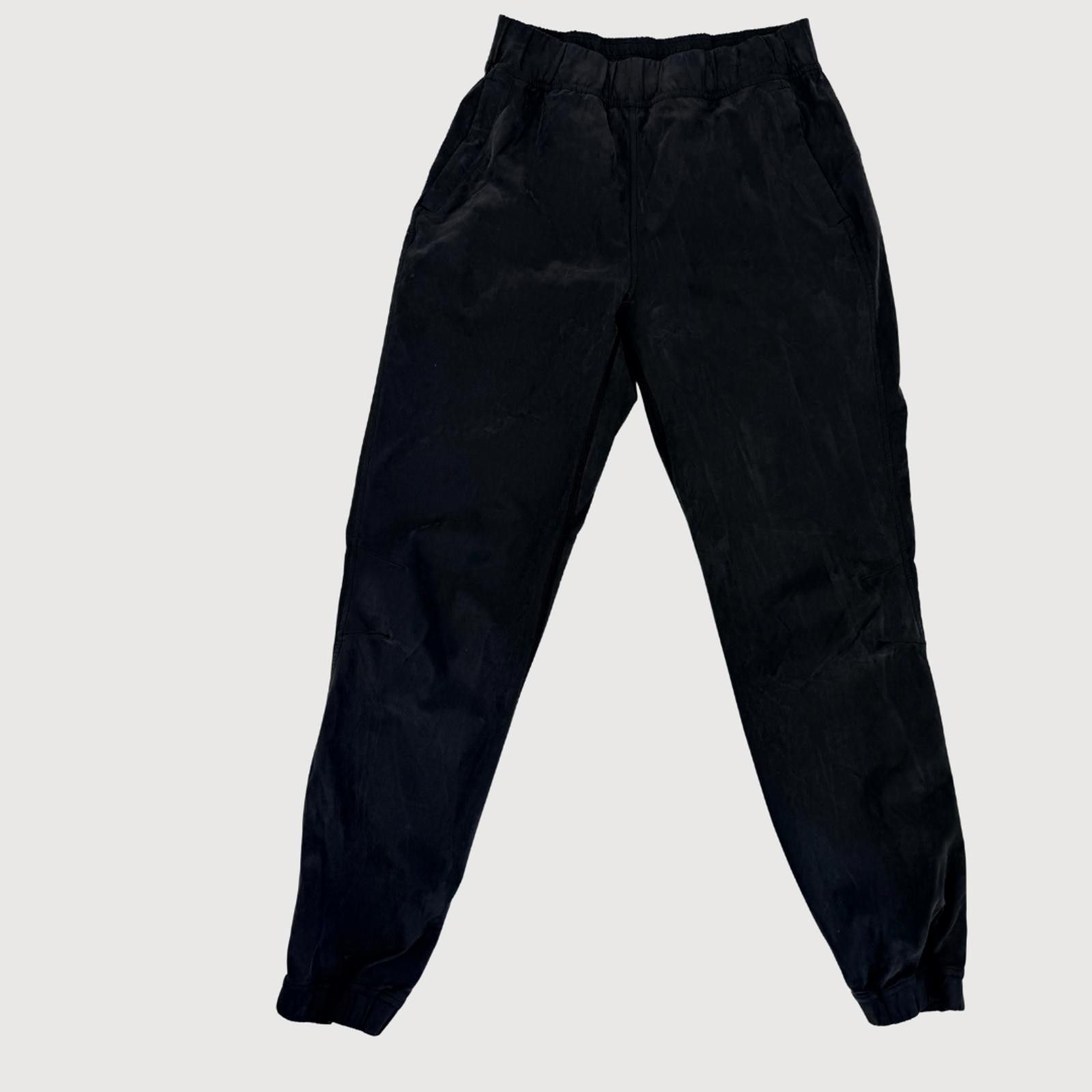 Lululemon Lululemon Lab Cupro Zip Jogger Tapered Black Size 4 Size ONE SIZE - 1 Thumbnail