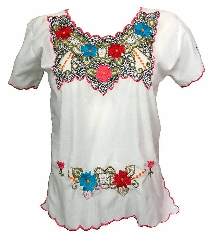 Designer Pre Owned White Hand Made Blouse L Size L / US 10 / IT 46 - 1 Thumbnail
