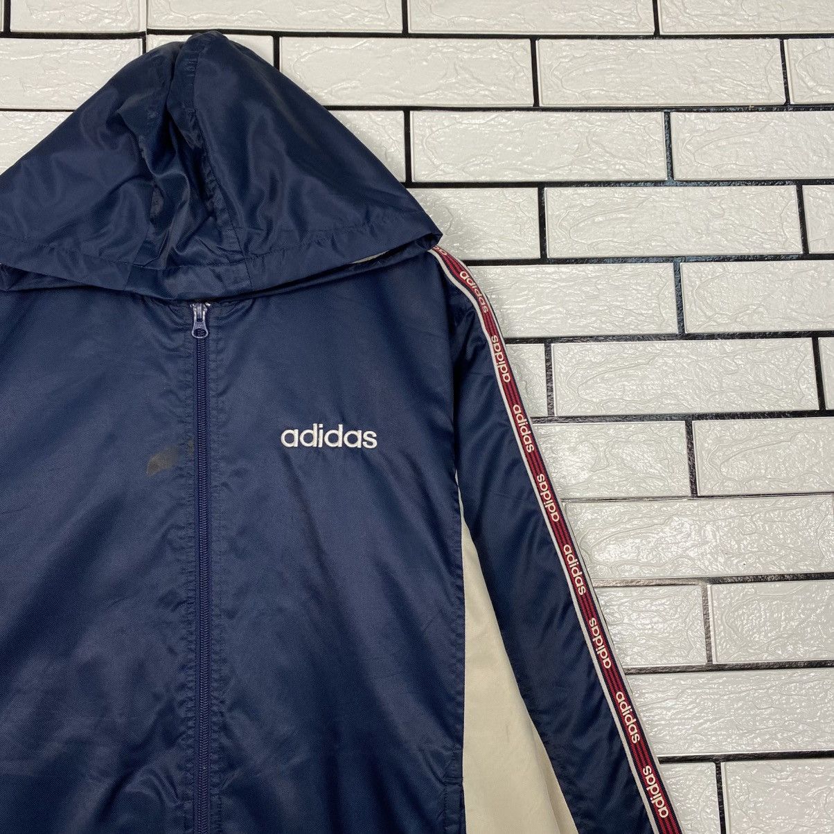 Adidas 📌Vintage Coach Long Jacket Adidas Big Logo Blanket Size US L / EU 52-54 / 3 - 7 Thumbnail