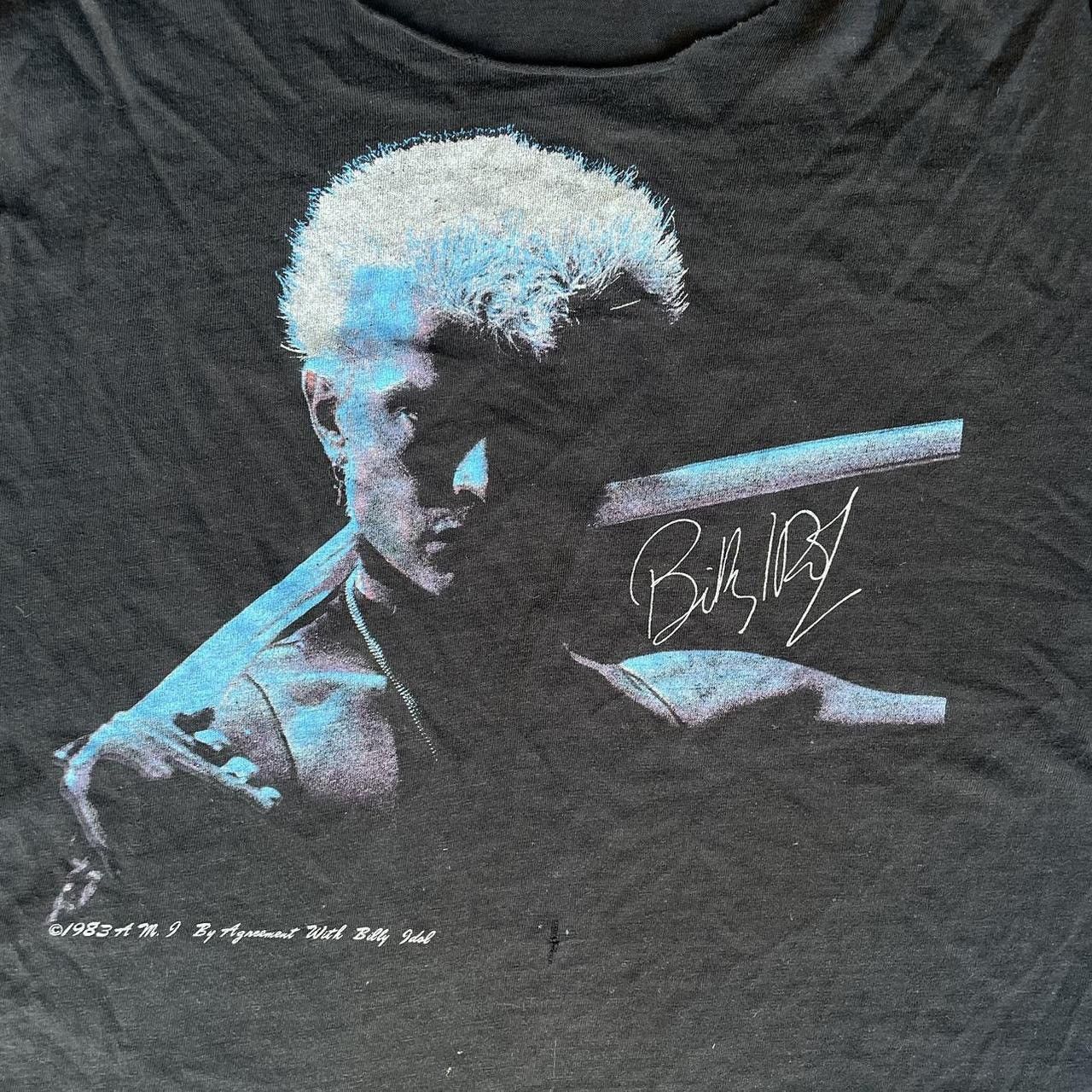 Band Tees × Vintage Vintage 1983 Billy Idol tee Size US M / EU 48-50 / 2 - 3 Thumbnail