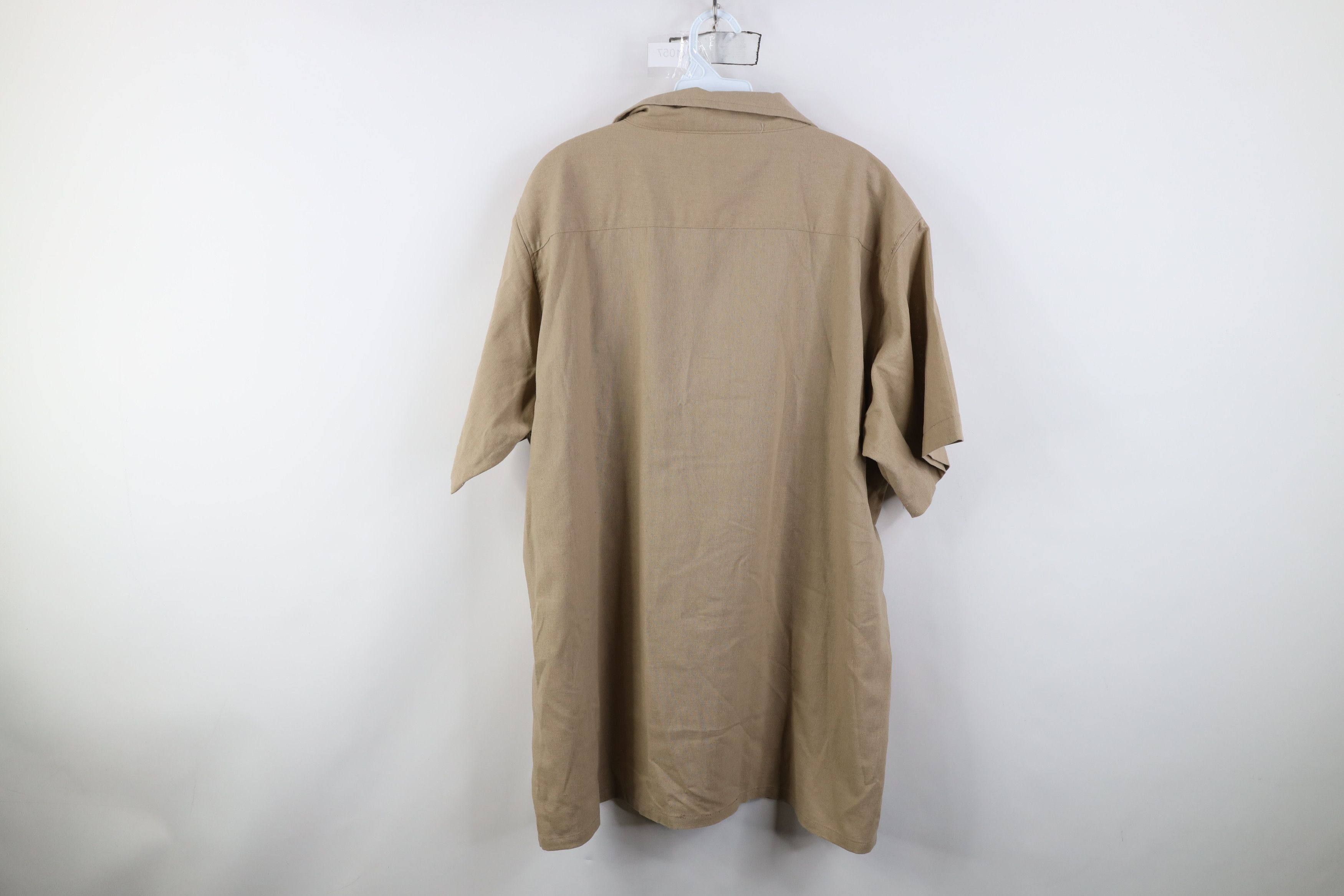 Vintage Vintage 90s Y2K Streetwear Camp Collar Baggy Button Shirt Size US XXL / EU 58 / 5 - 9 Thumbnail
