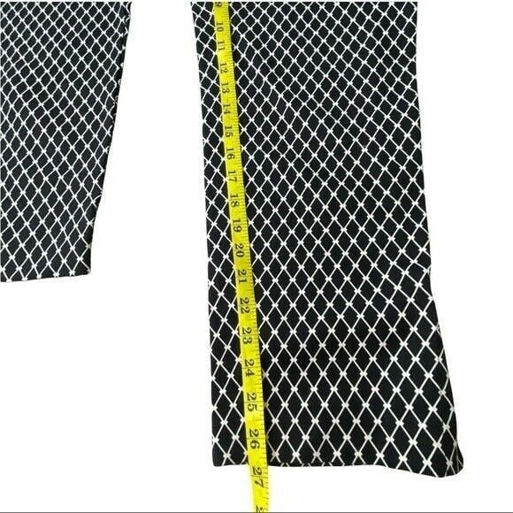 Other Chico's 2 Pants Black White Diamond Cropped Ankle 12 Size 34" / US 12 / IT 48 - 9 Thumbnail
