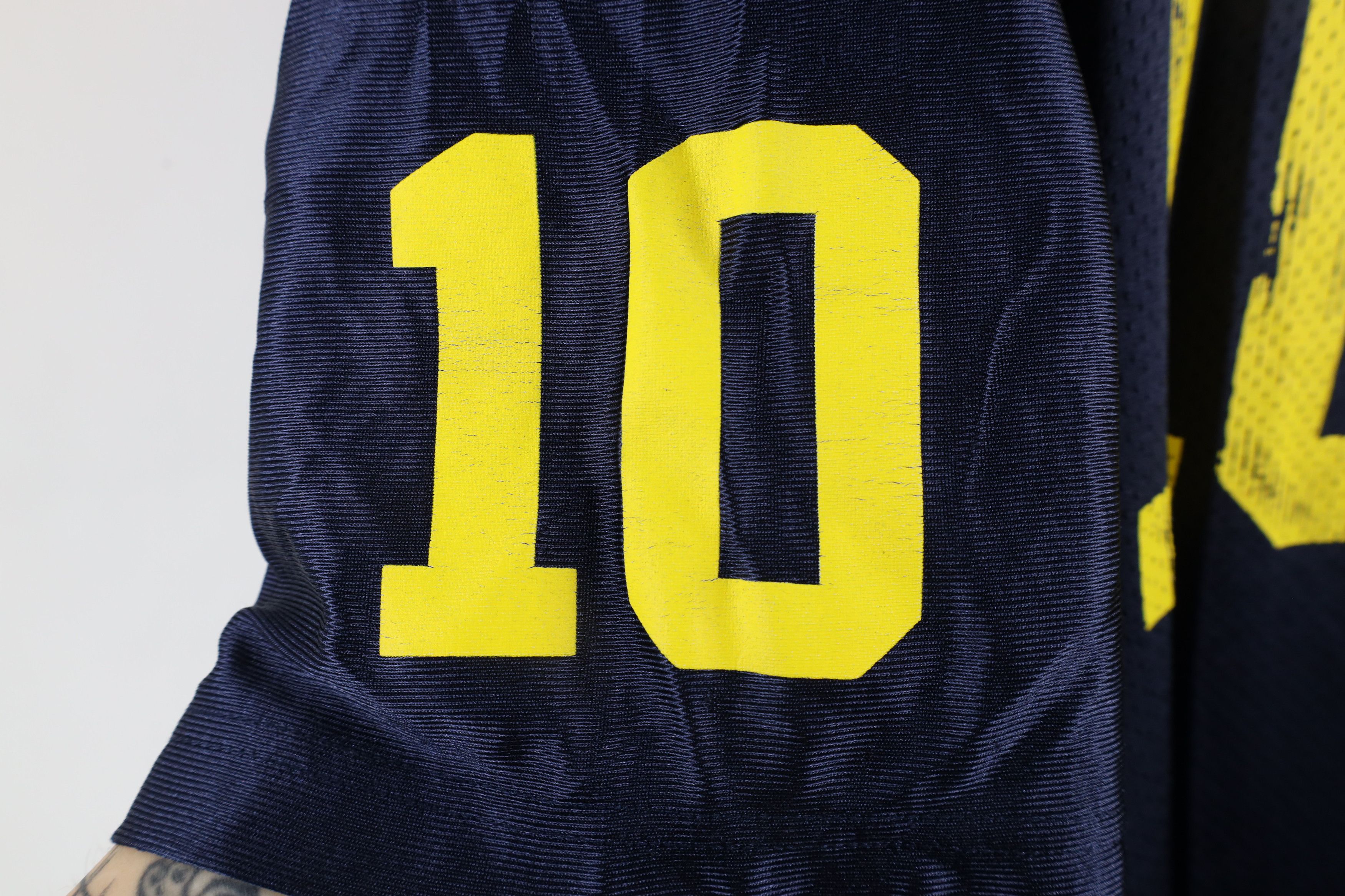 Nike × Vintage Vintage Nike Brady University of Michigan Football Jersey Size US L / EU 52-54 / 3 - 9 Thumbnail