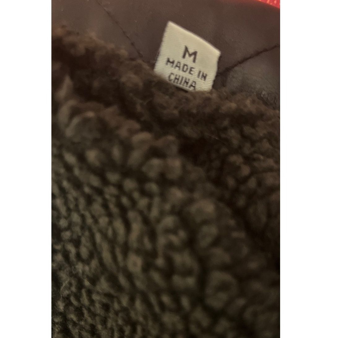 Levi's Levi's Faux Leather Sherpa Military Bomber Jacket W/ Hood Size US M / EU 48-50 / 2 - 12 Thumbnail