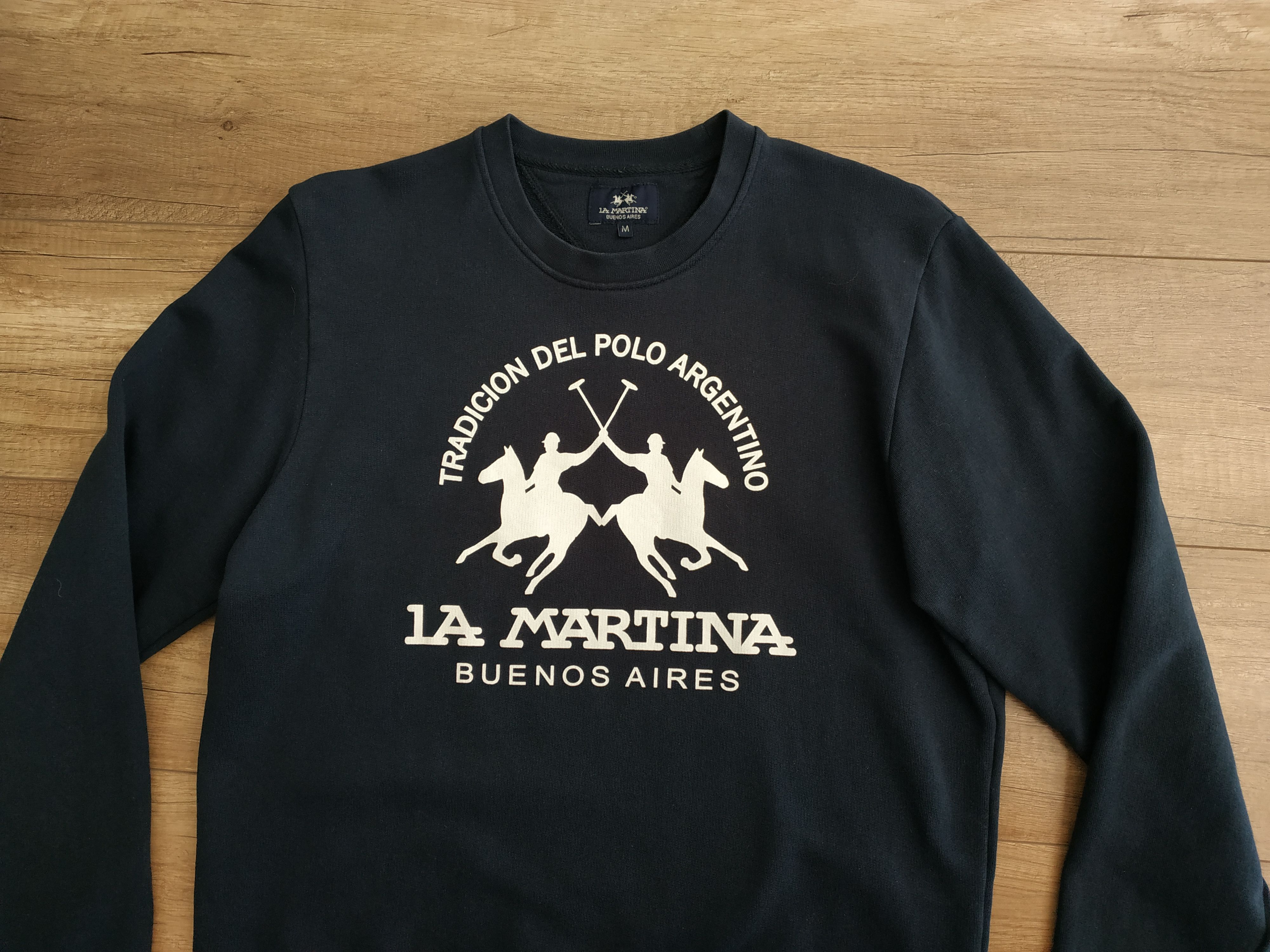 La Martina La Martina Argentina Polo Club Men's Sweatshirt, s. MEDIUM Size US M / EU 48-50 / 2 - 4 Thumbnail