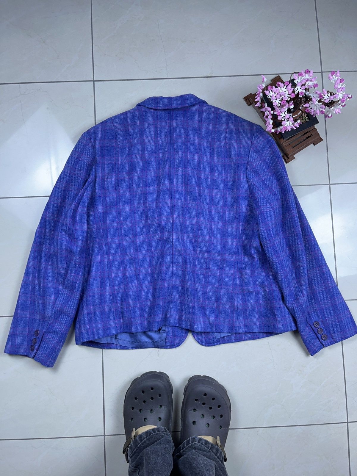 Pendleton ➕ vintage light purple 80s Pendleton made in usa blazer Size L / US 10 / IT 46 - 3 Thumbnail