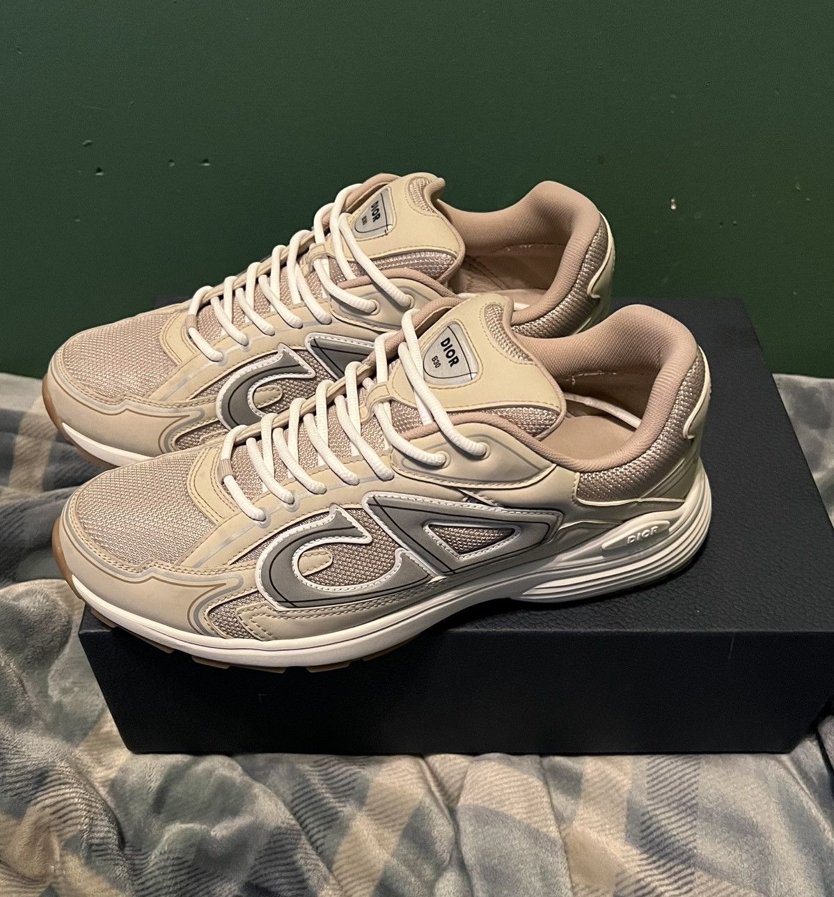 Dior Dior B30 Cream Beige White Size 45 Sneakers Size US 12 / EU 45 - 3 Thumbnail