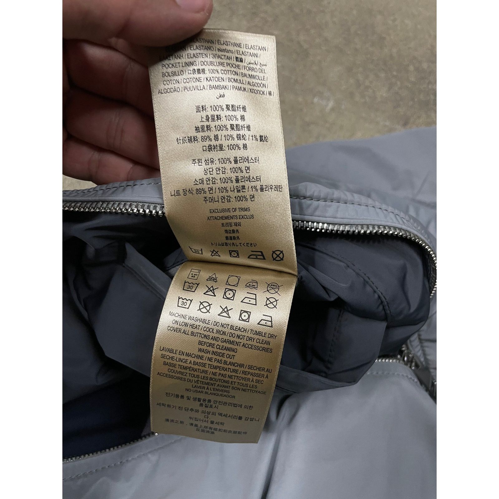 Burberry Burberry Windbreaker Grey 52 Used Size US L / EU 52-54 / 3 - 5 Thumbnail