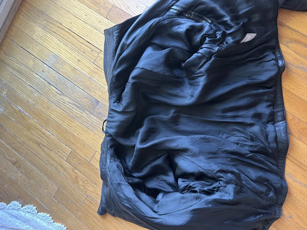 Other Vintage German Assymetrical Lambskin Leather Jacket Size US S / EU 44-46 / 1 - 4 Thumbnail