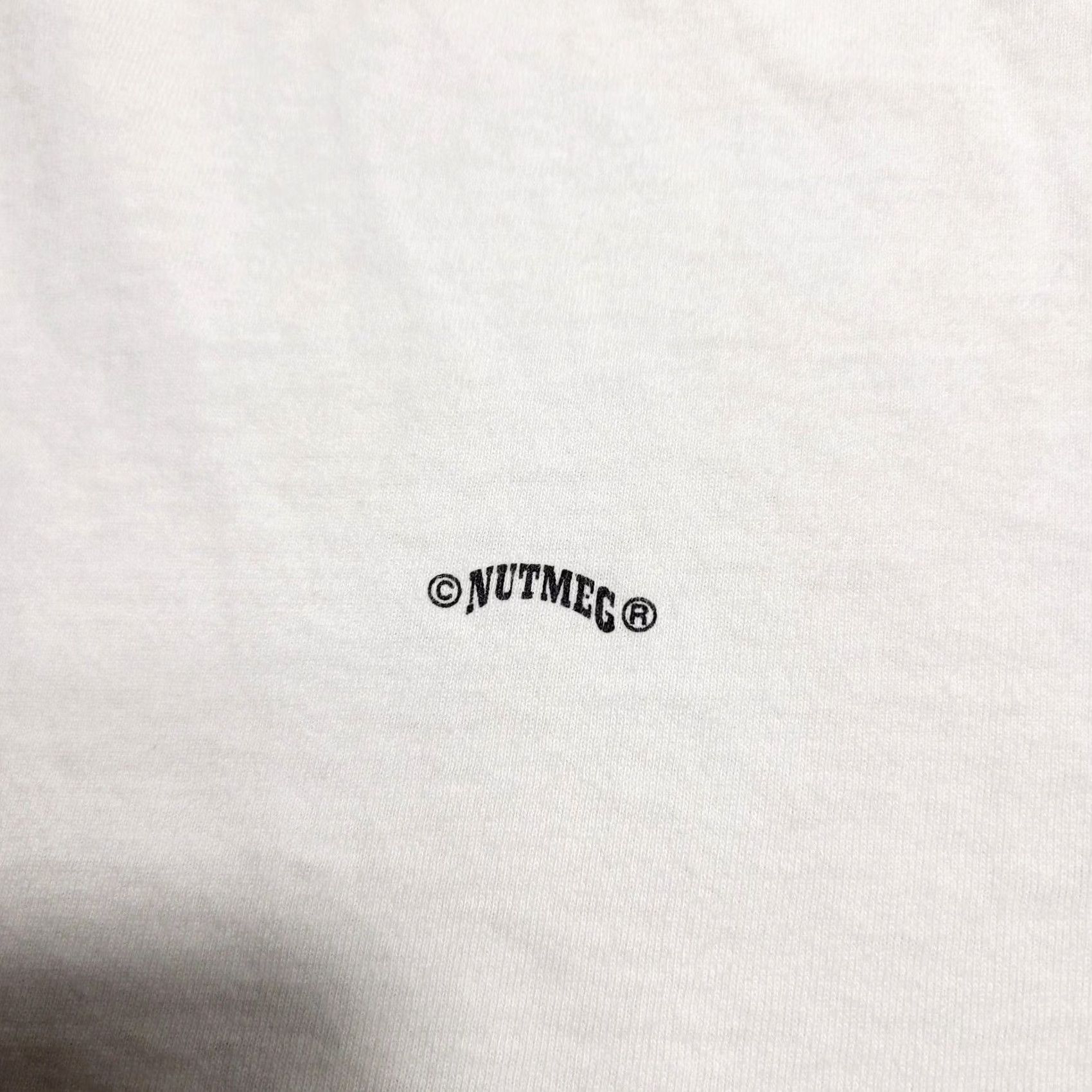 Nutmeg VINTAGE 90s Attitude Problem T-Shirt Mens XL Nutmeg White Graphic Print Basketball Crew Neck Short Sleeve Same Game New Rules Size US XL / EU 56 / 4 - 3 Thumbnail