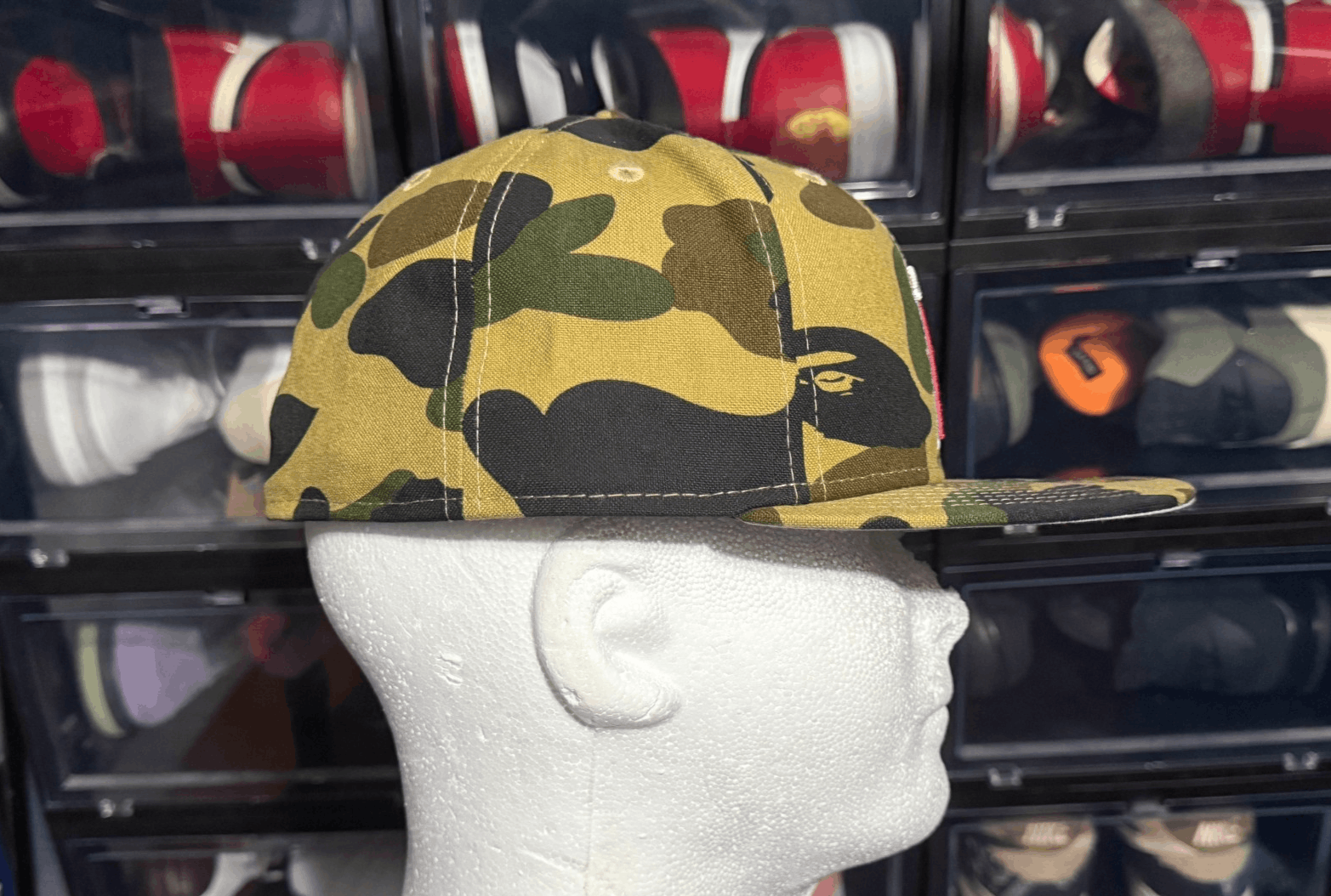 BAPE x MLB New Era 59Fifty Fitted Cap Angels Green 7 1/2